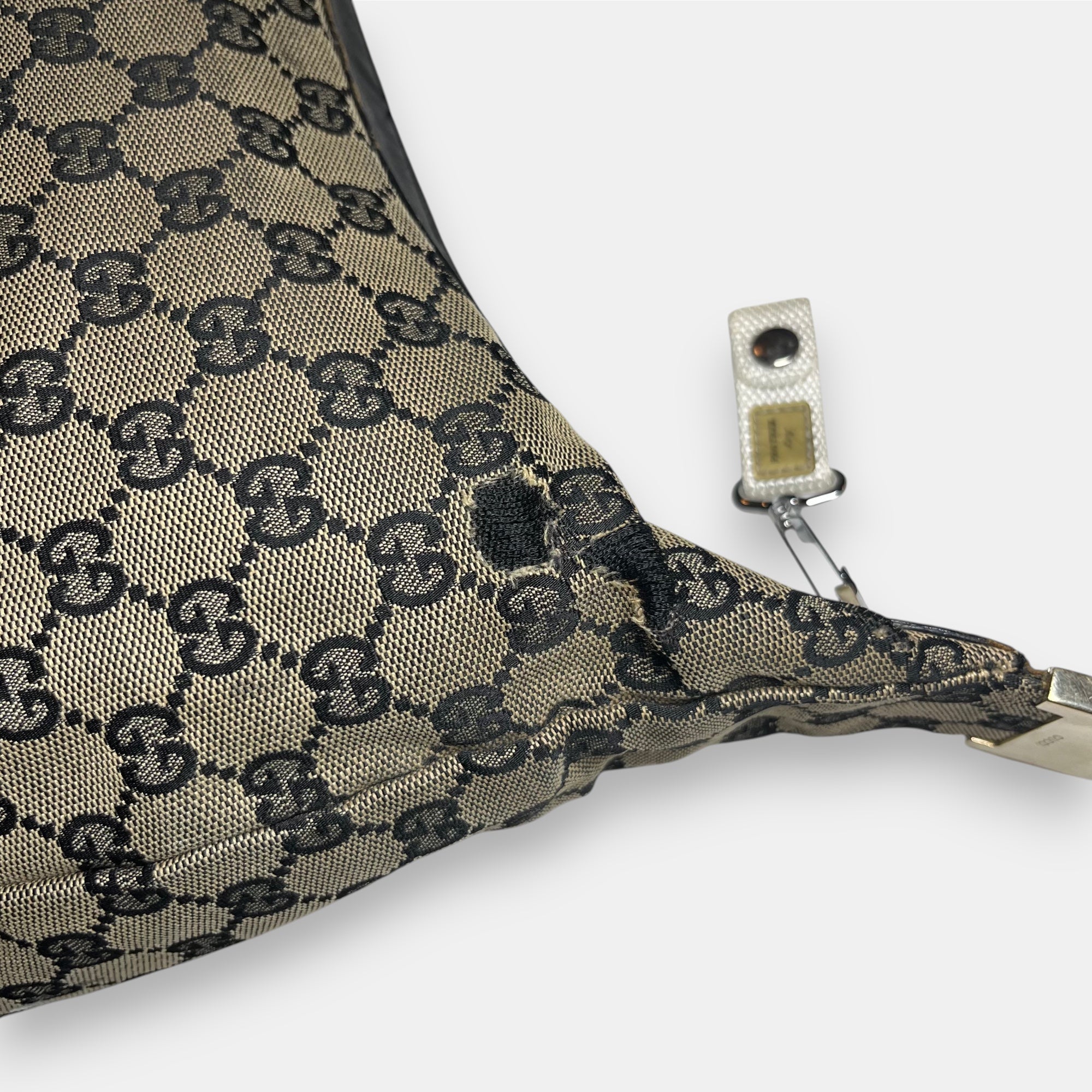 Gucci Shoulder Bag GG Canvas Black