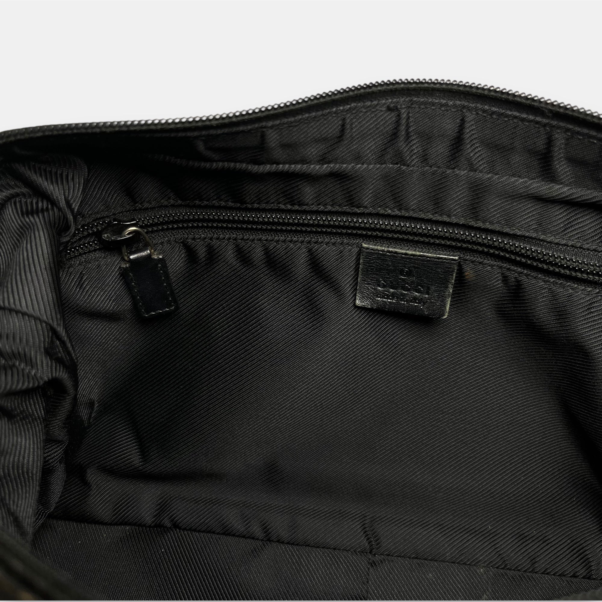 Gucci Shoulder Bag GG Canvas Black