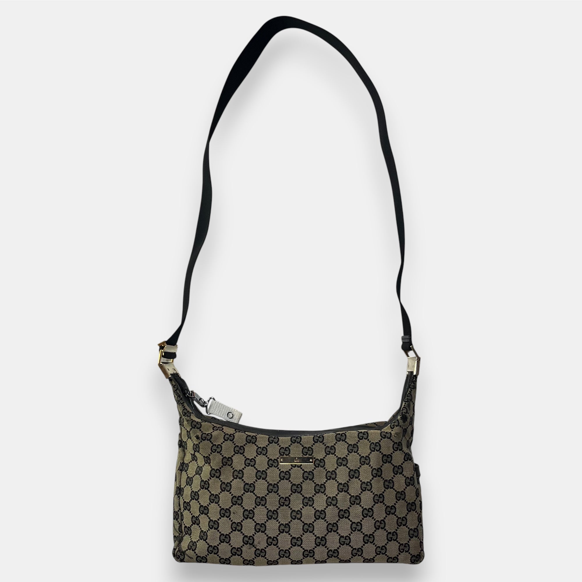 Gucci Shoulder Bag GG Canvas Black