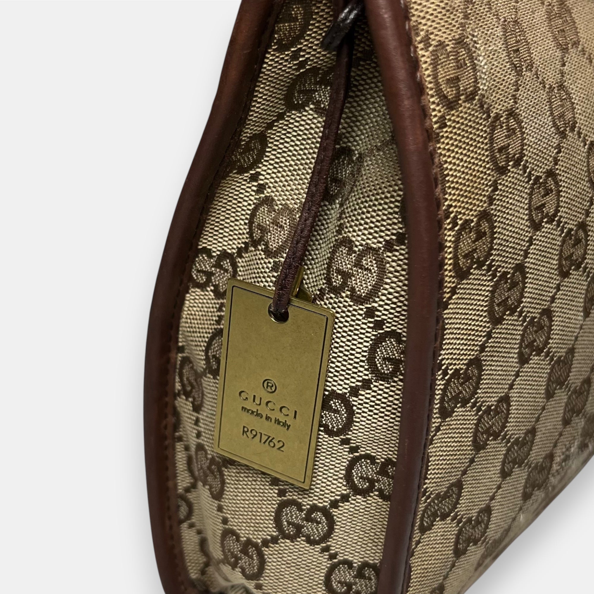 Gucci Small Messenger Bag GG canvas Gold Metal Hardware