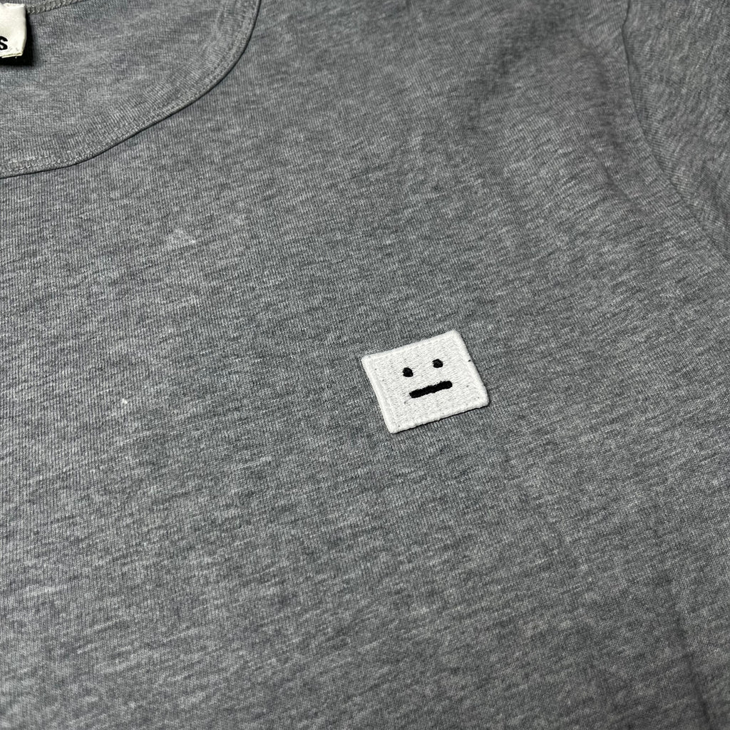 Acne Studios Tage Face Gray Long Sleeve