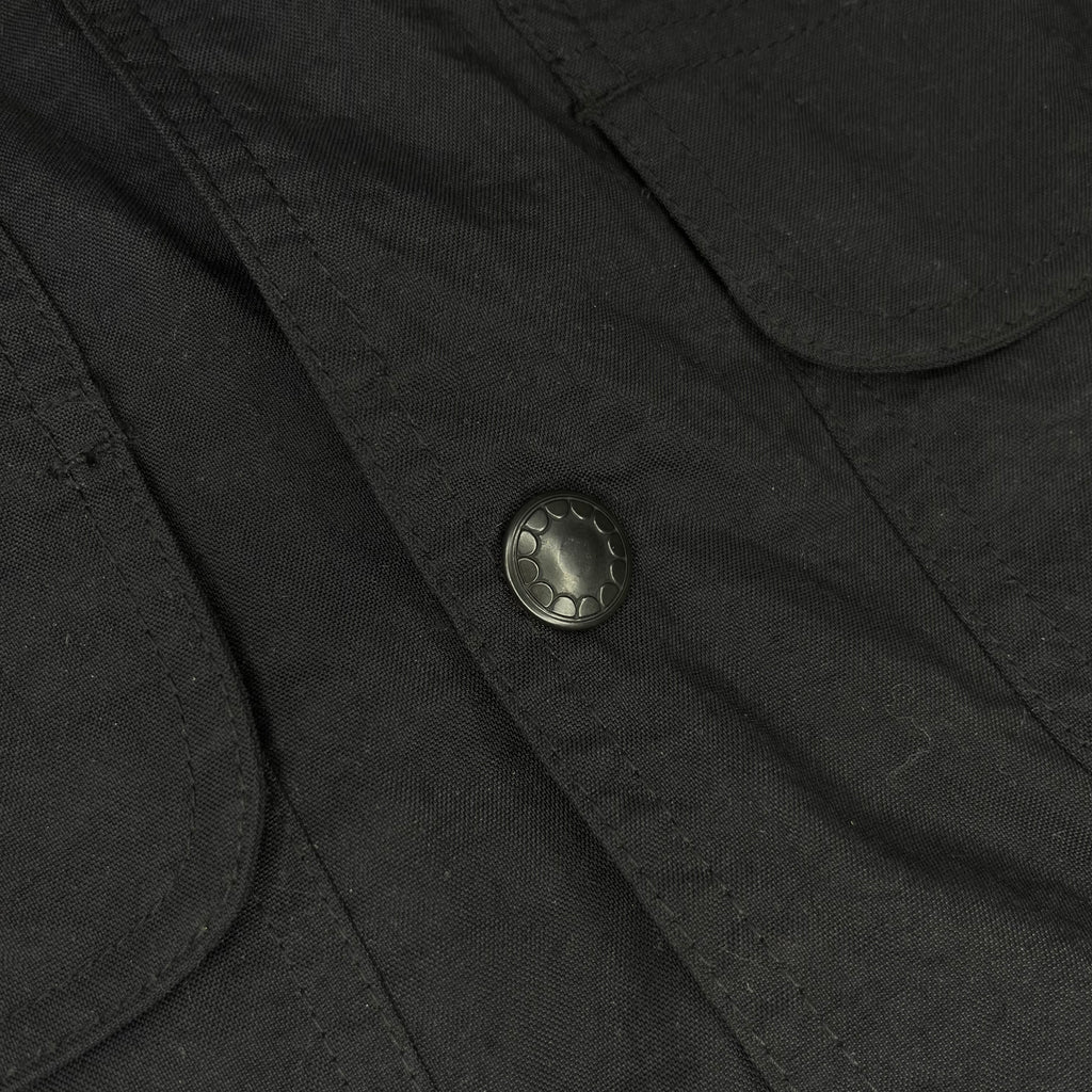 OriginalFake Black Jacket with Corduroy Collar