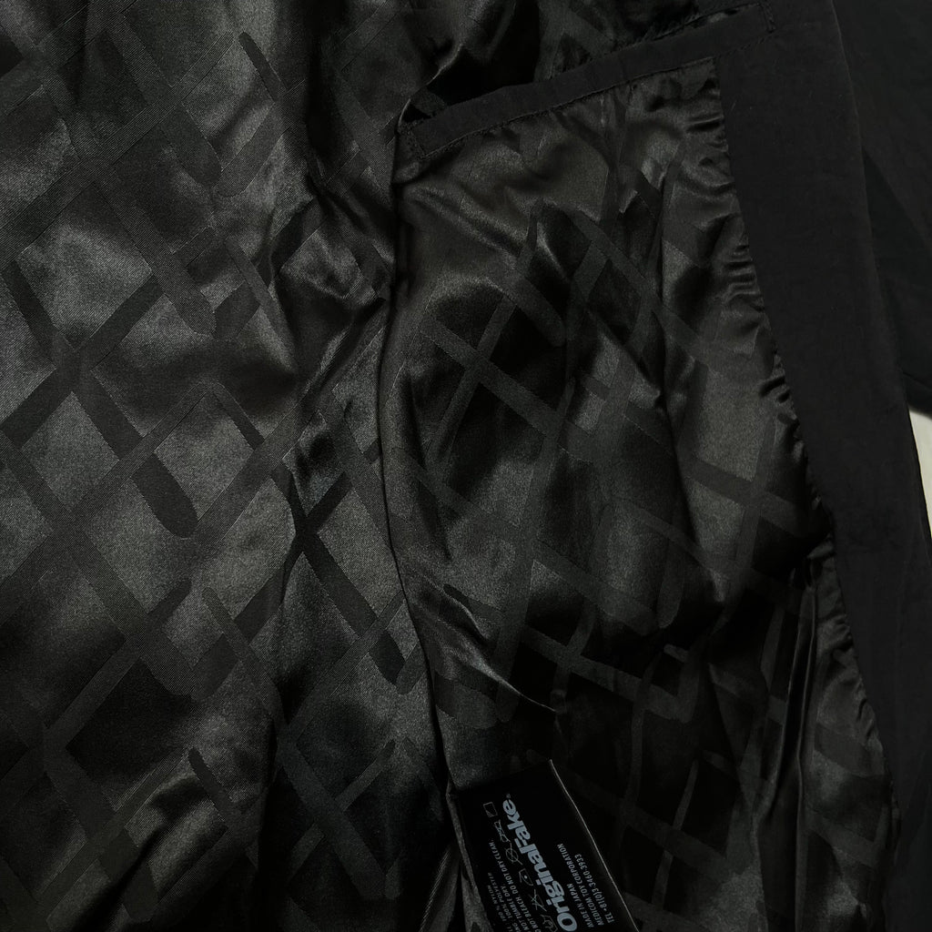 OriginalFake Black Jacket with Corduroy Collar