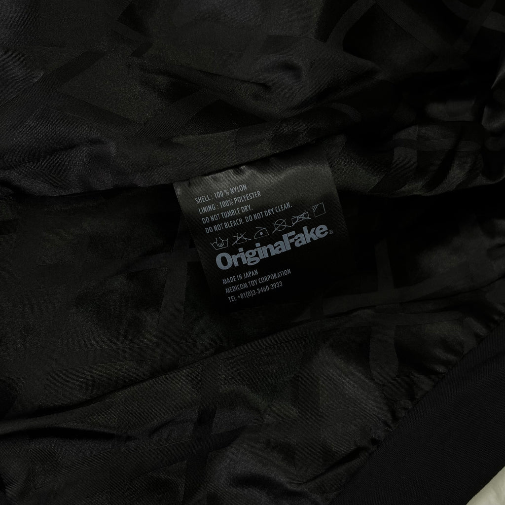 OriginalFake Black Jacket with Corduroy Collar