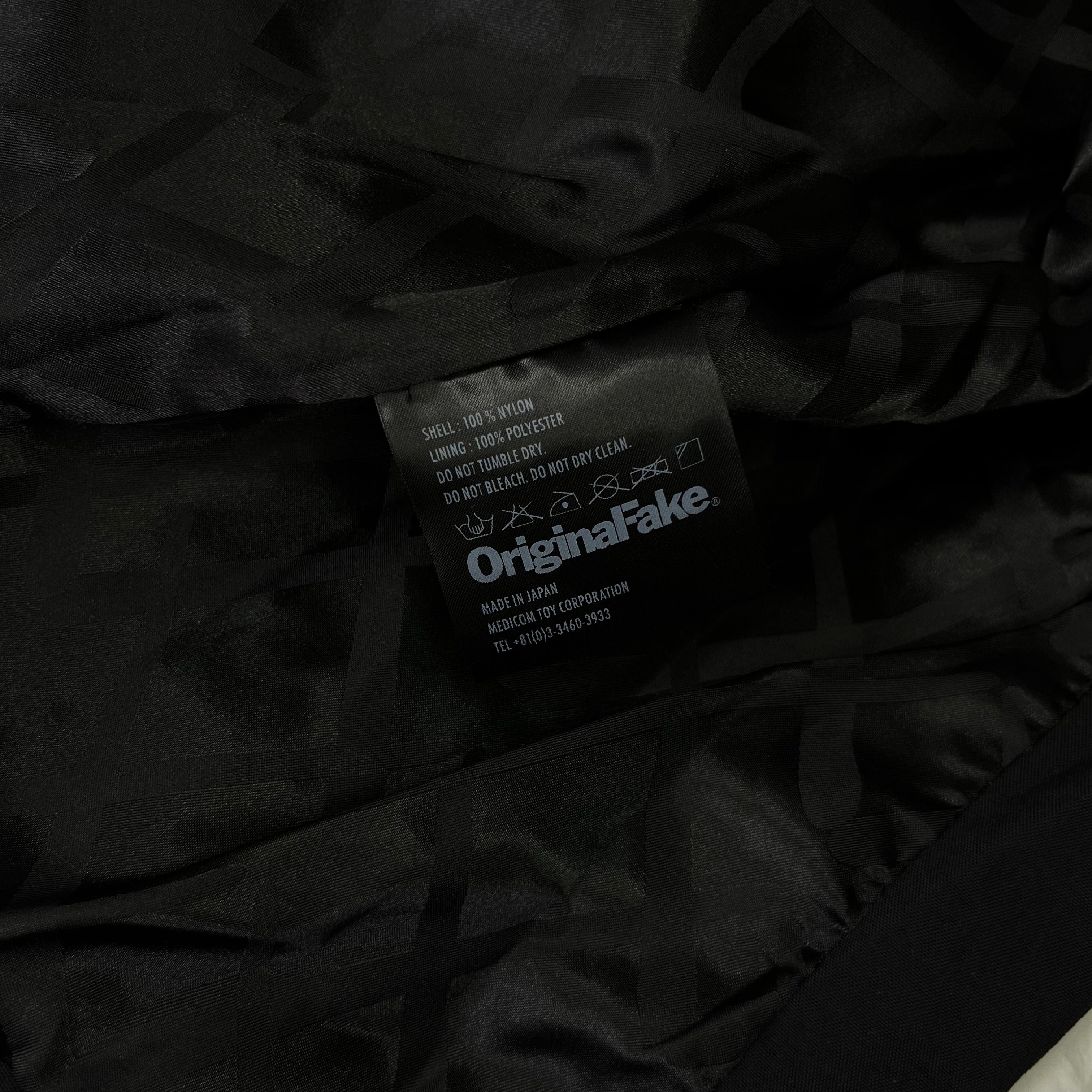 OriginalFake Black Jacket with Corduroy Collar