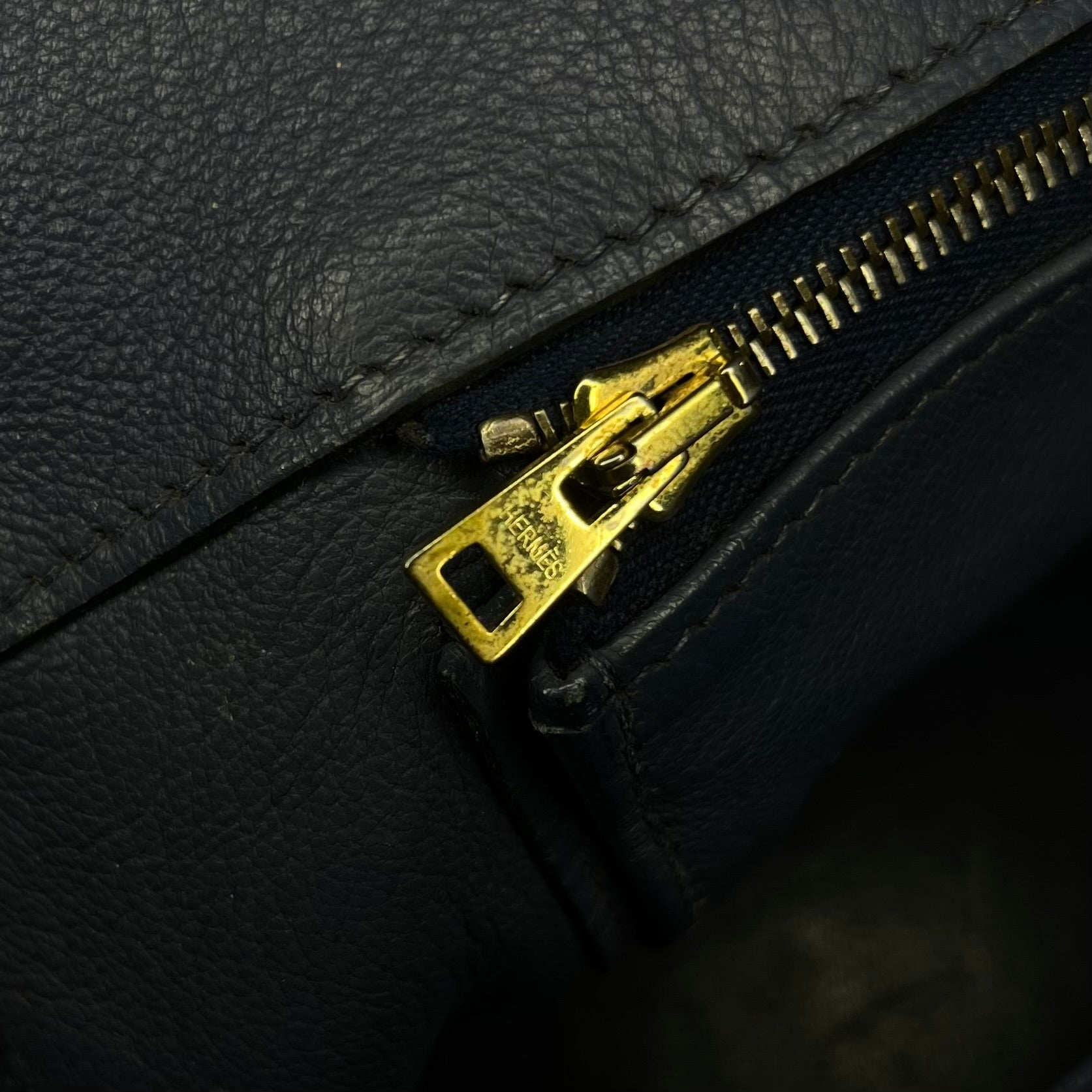 Hermès Birkin 40 Togo Leather a Bleu de Prusse 2009 with Original Box & Bags