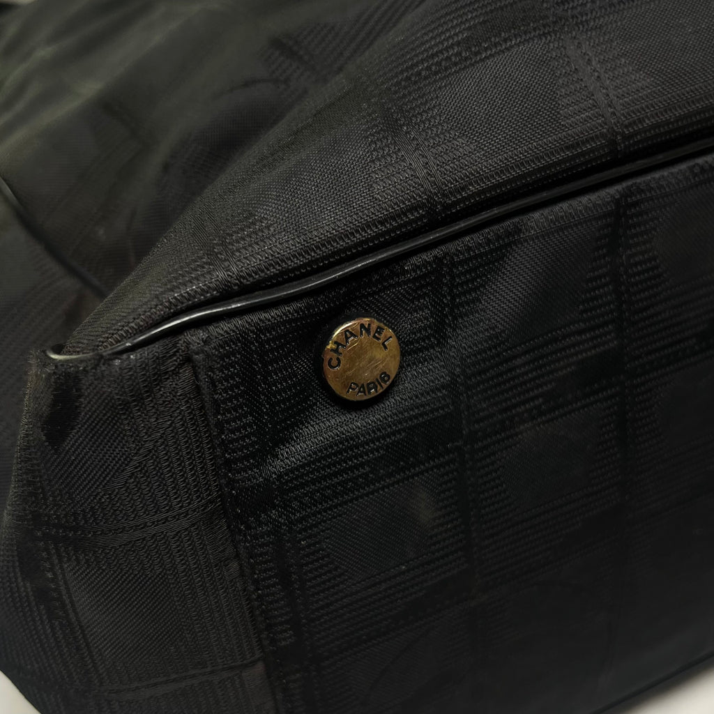 Chanel Travel Line Black Bag Large