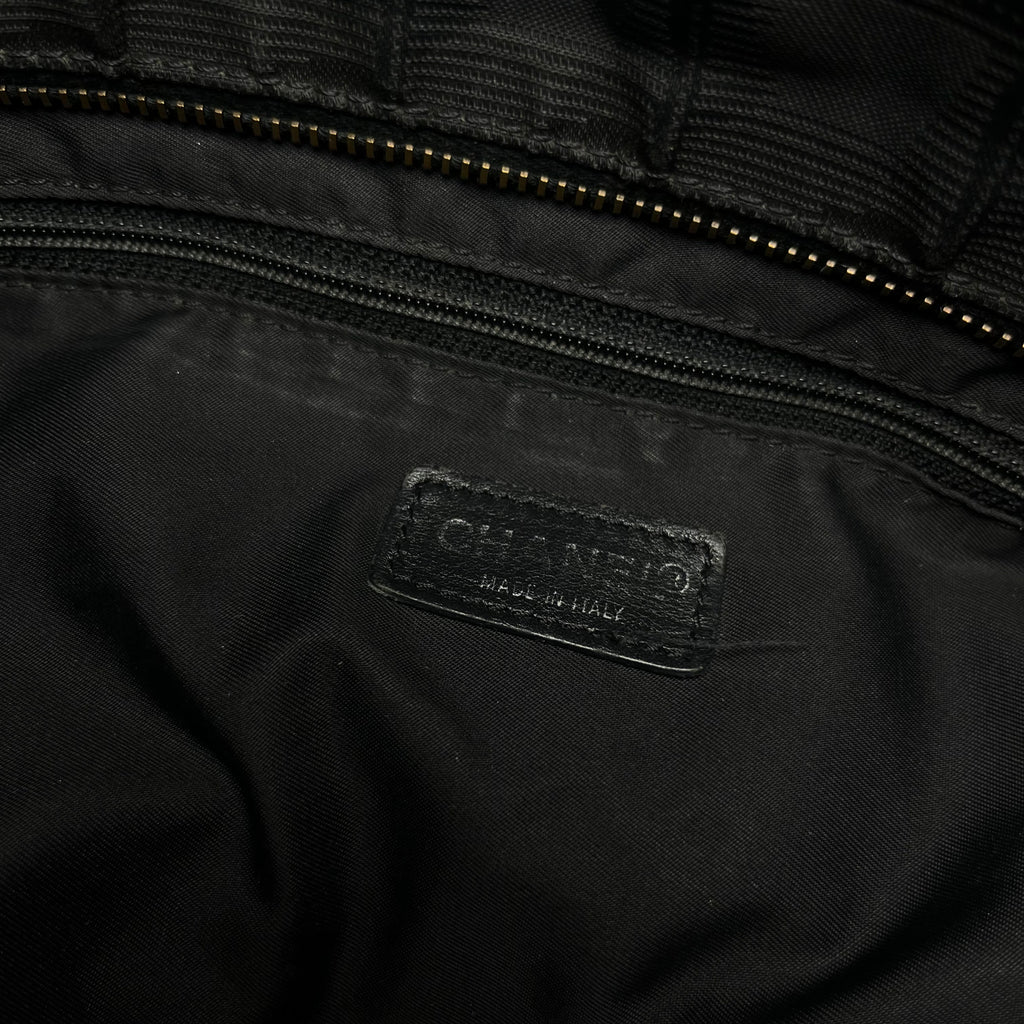 Chanel Travel Line Black Bag Large