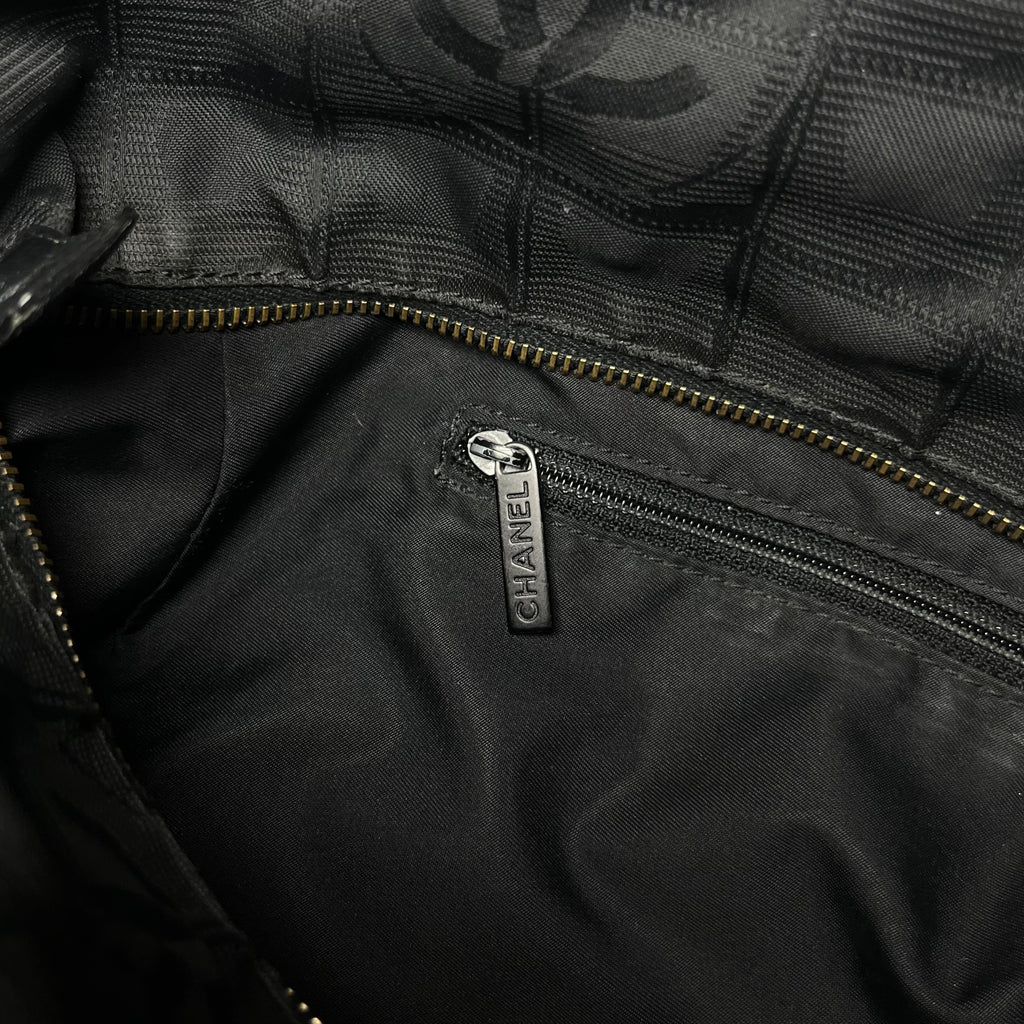 Chanel Travel Line Black Bag Large