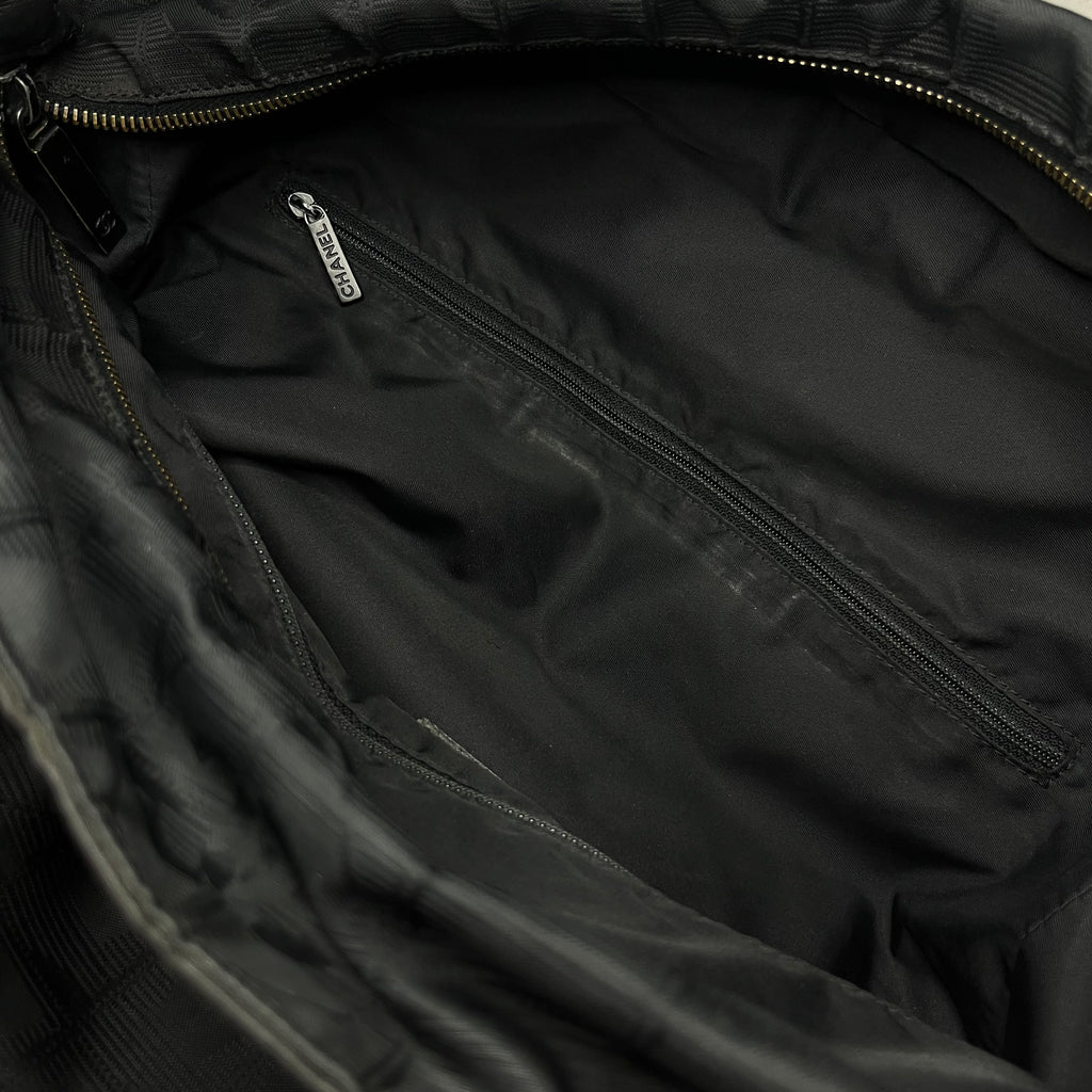 Chanel Travel Line Black Bag Large