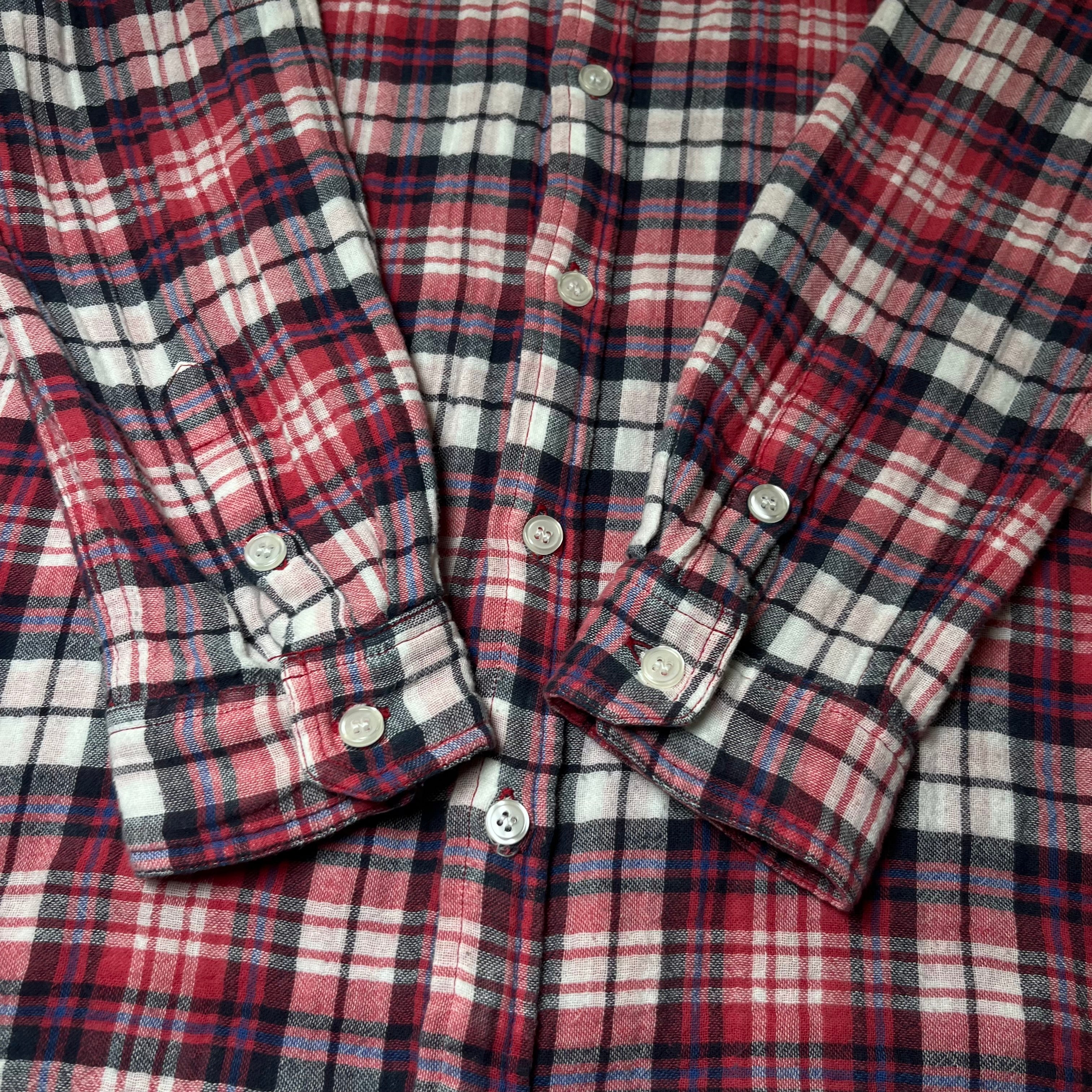 Bape Pirate Store Button Up Flannel Shirt