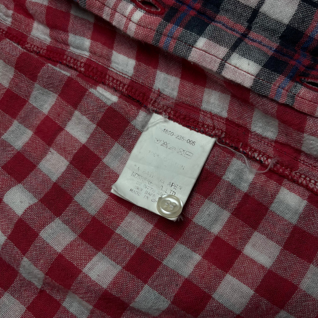 Bape Pirate Store Button Up Flannel Shirt
