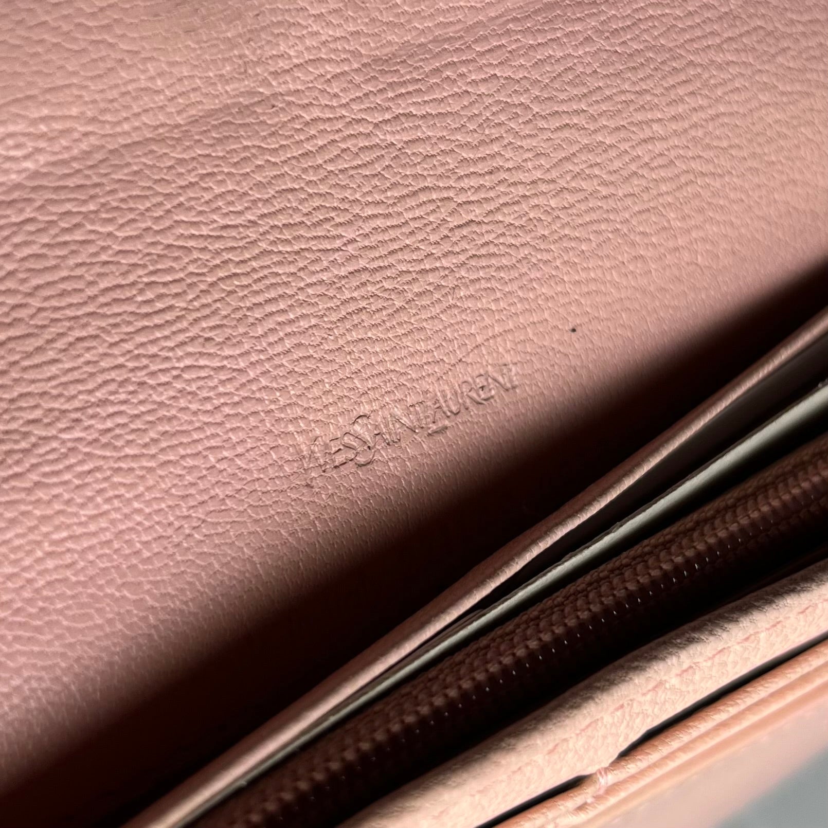 Yves Saint Laurent Rive Gauche Pink Long Wallet 2011 w. Box & Tags