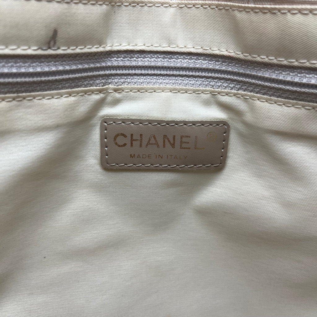Chanel Travel Line Beige Bag Medium 2005