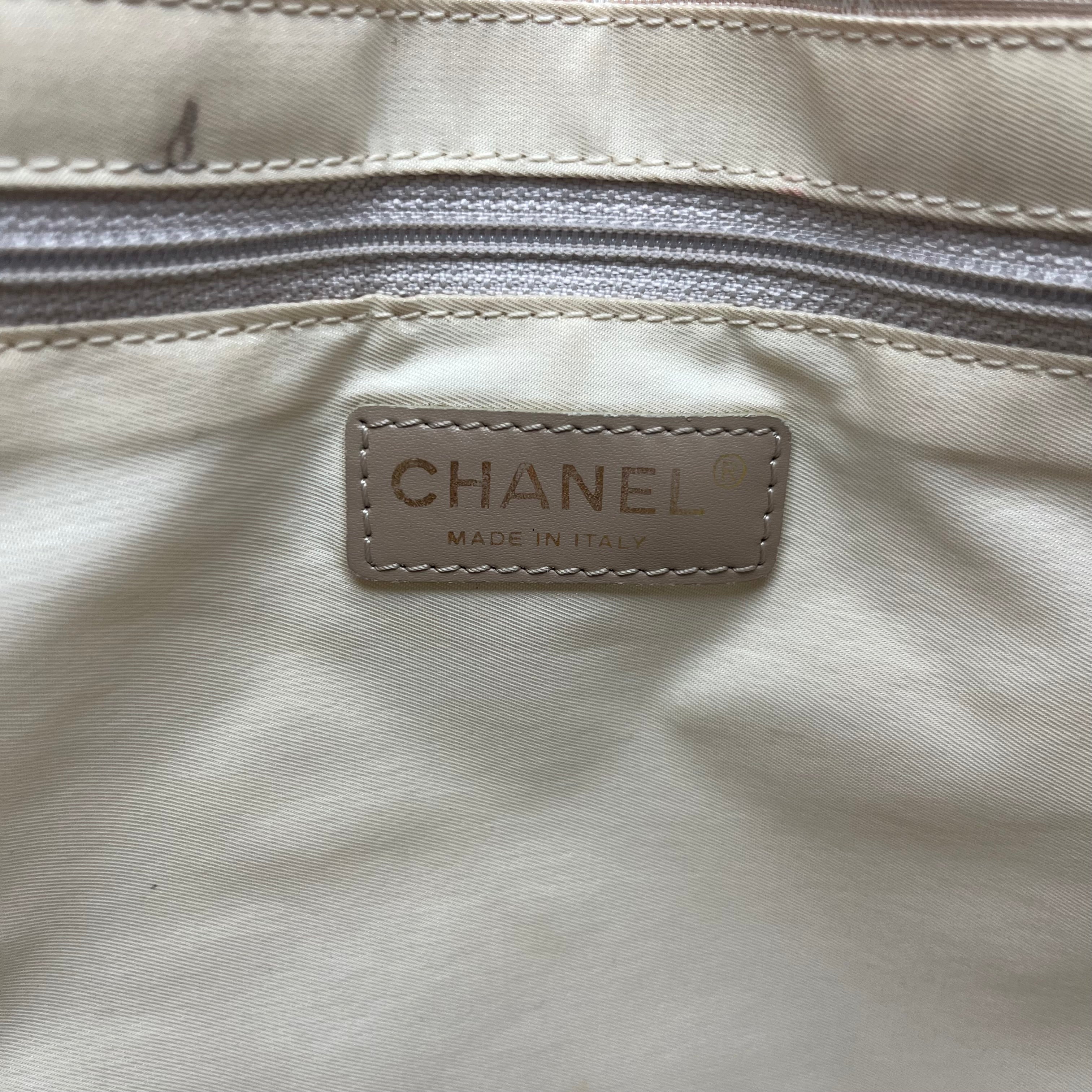 Chanel Travel Line Beige Bag Medium 2005