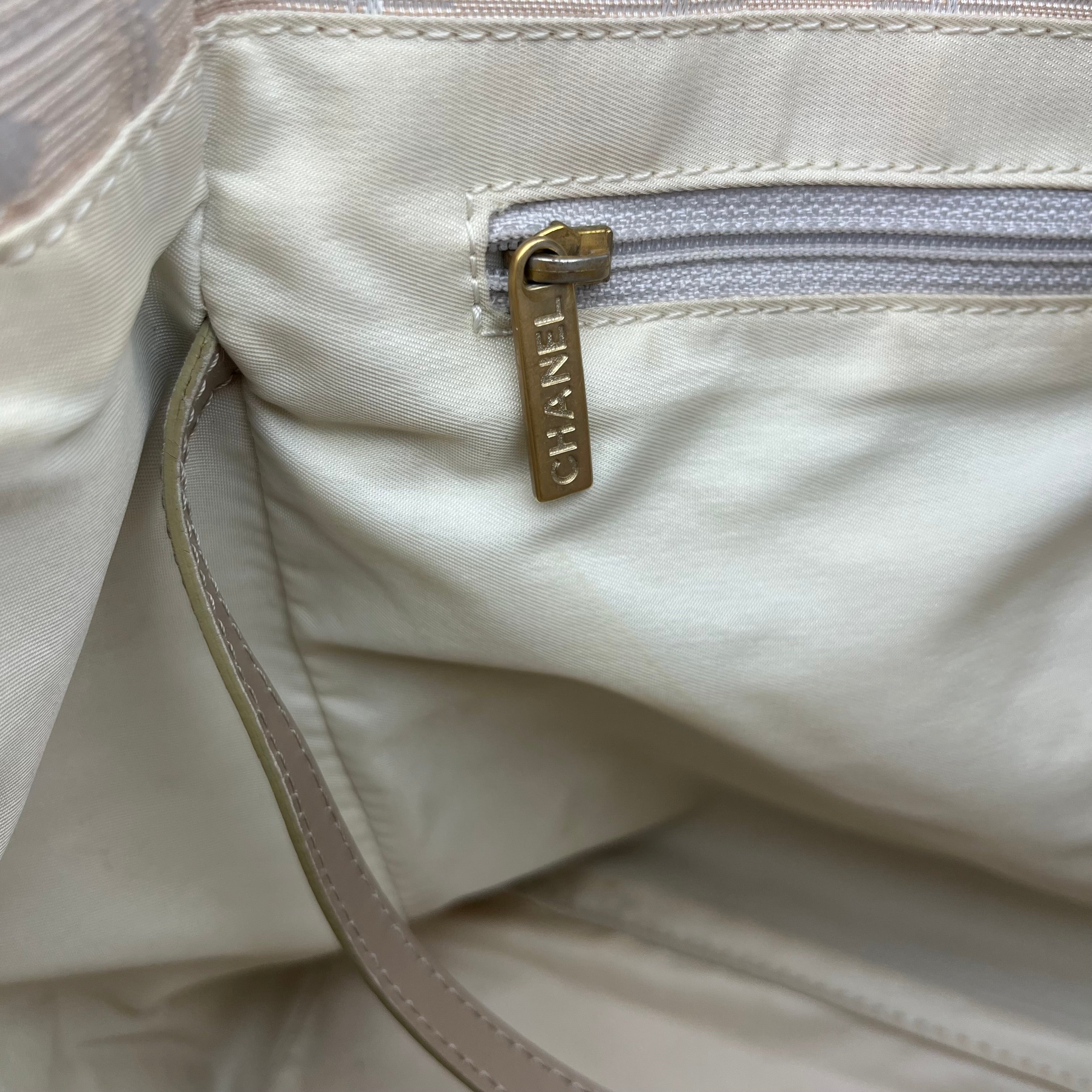 Chanel Travel Line Beige Bag Medium 2005