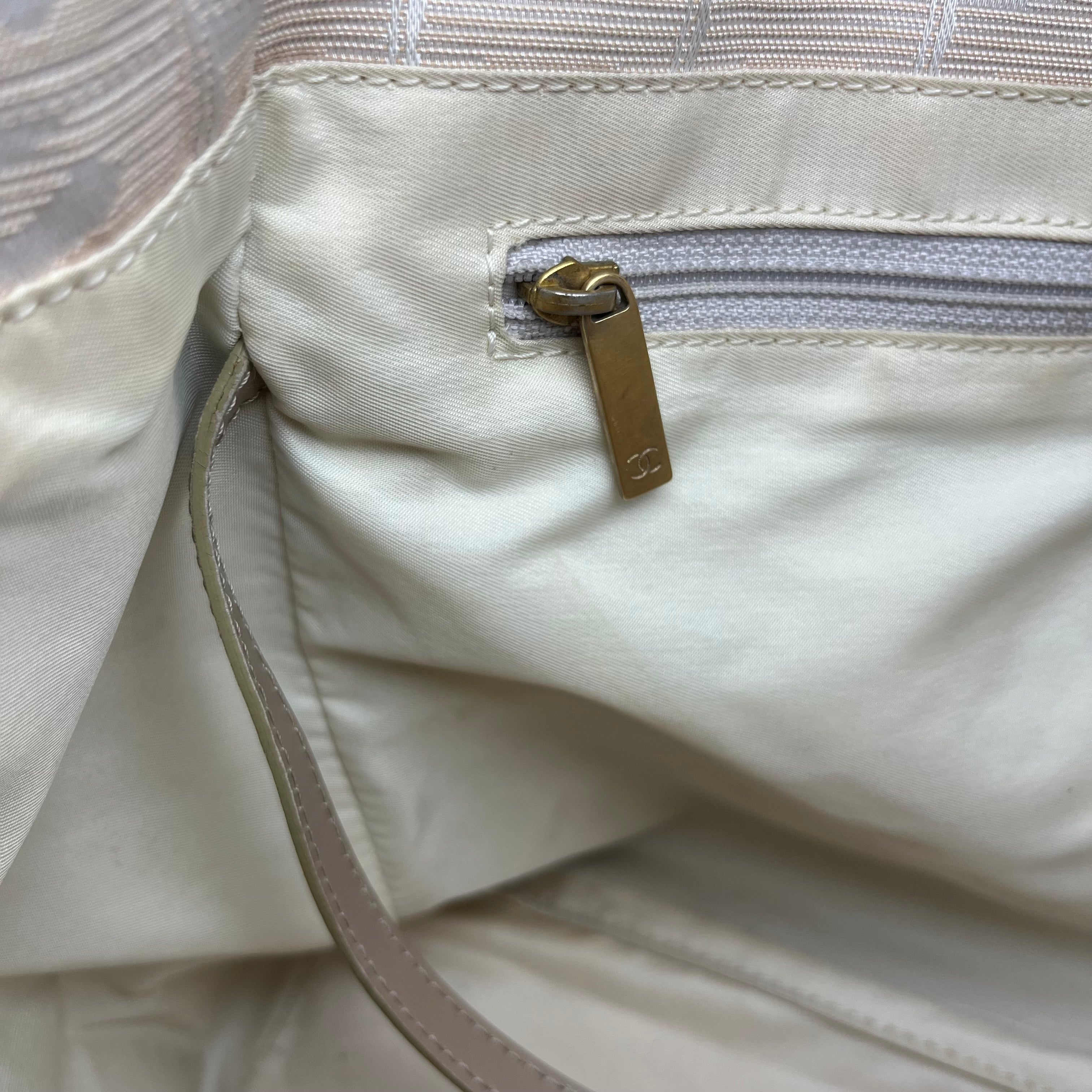 Chanel Travel Line Beige Bag Medium 2005