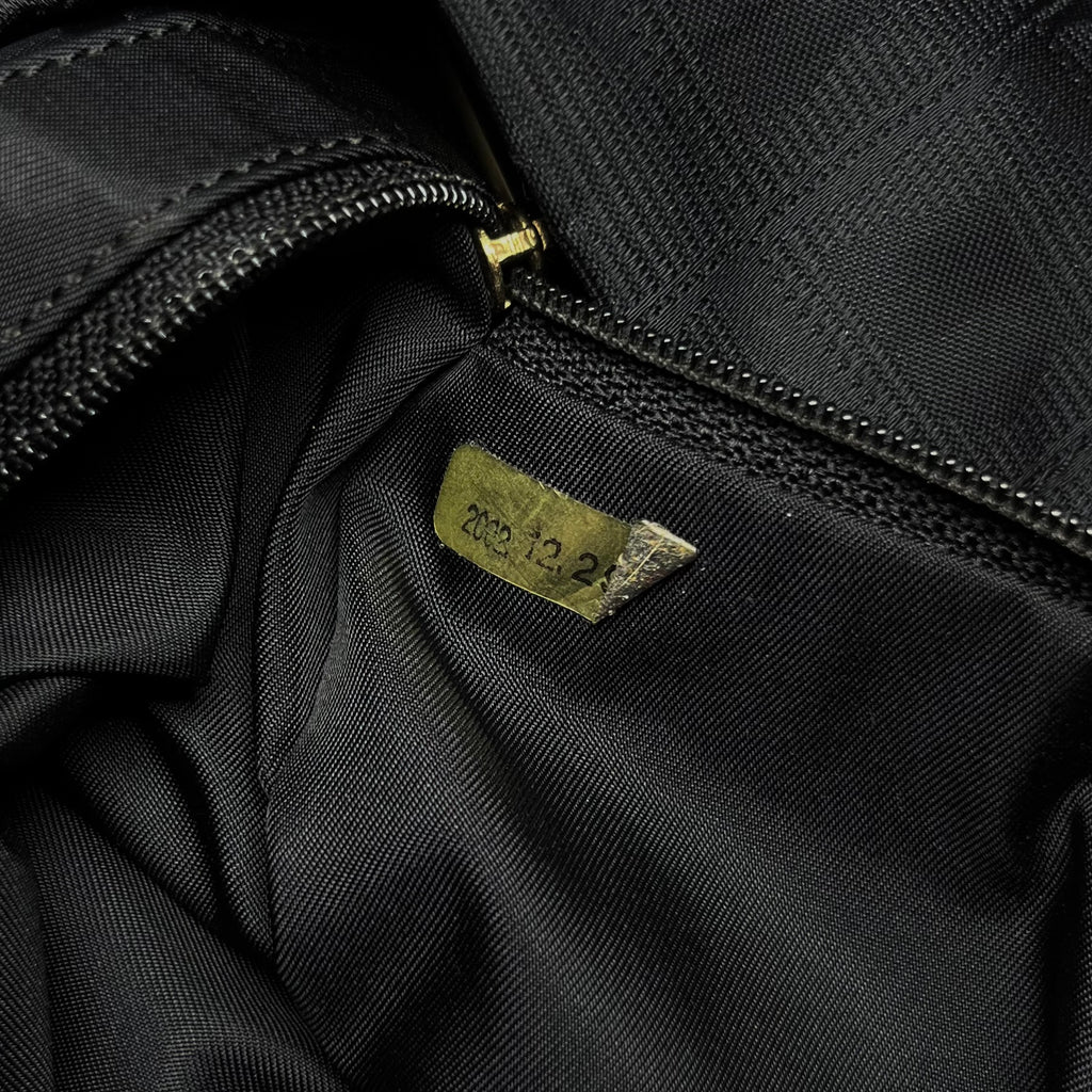 Chanel Travel Line Black Bag Medium 2002