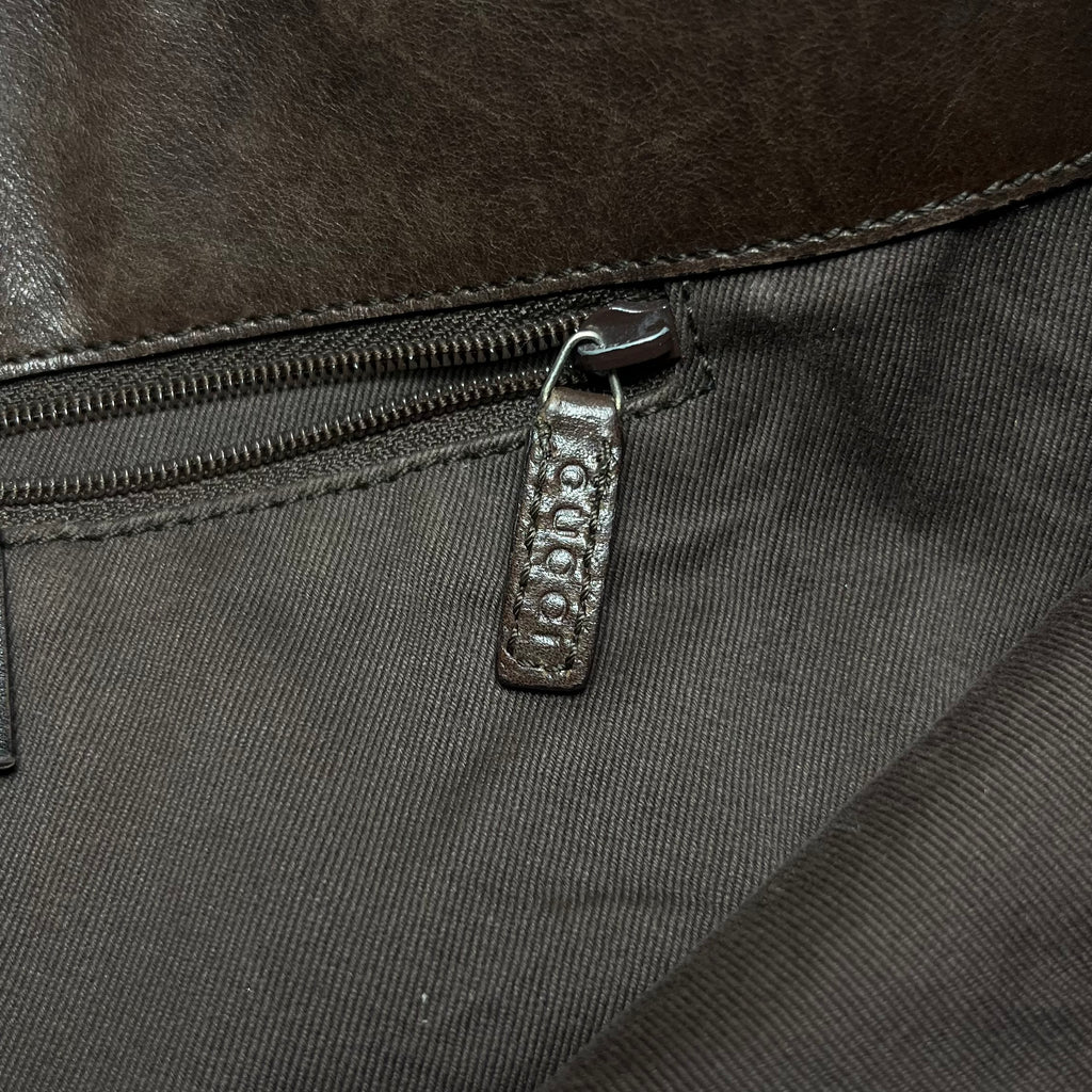 Gucci Messenger Bag GG canvas Gold Metal Hardware
