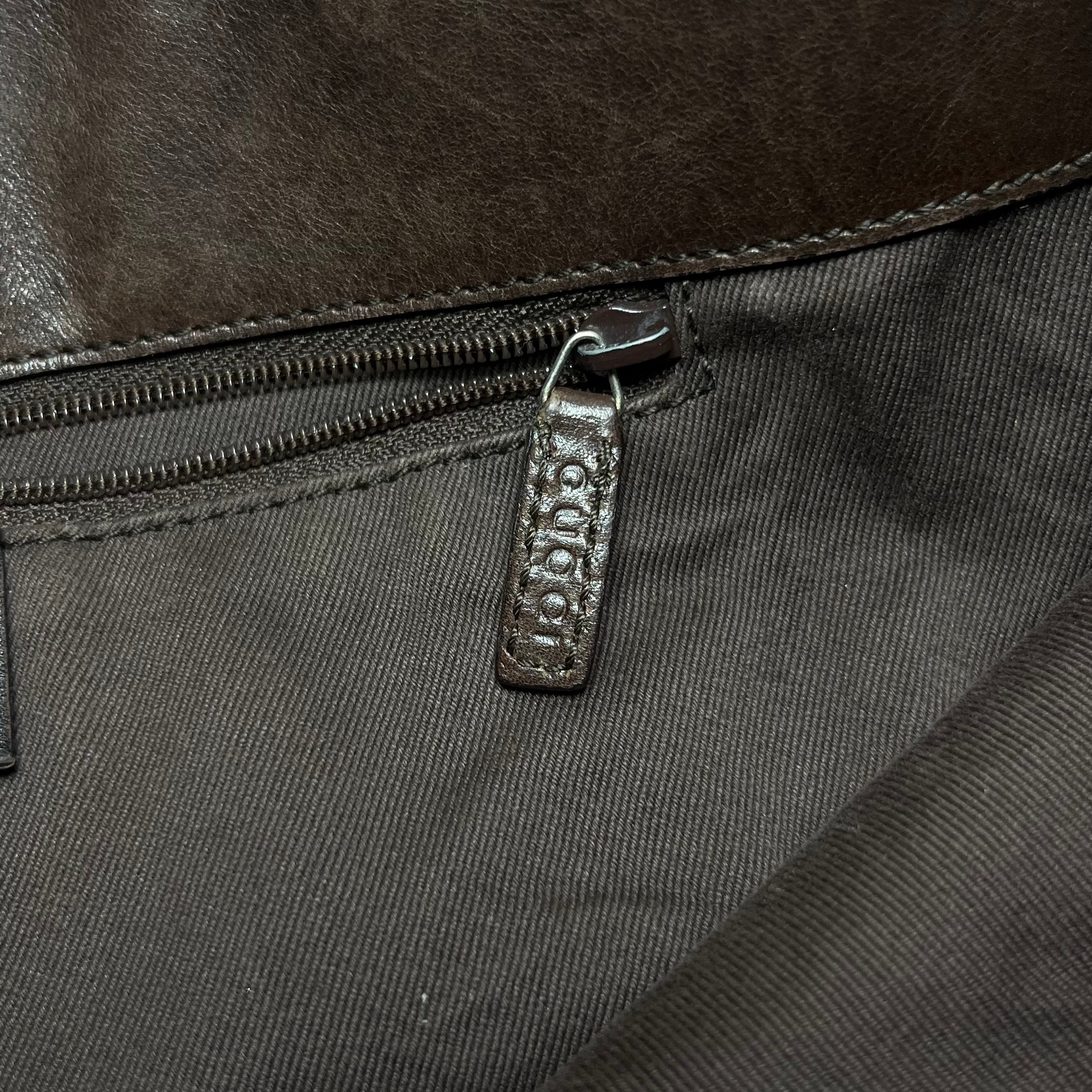 Gucci Messenger Bag GG canvas Gold Metal Hardware