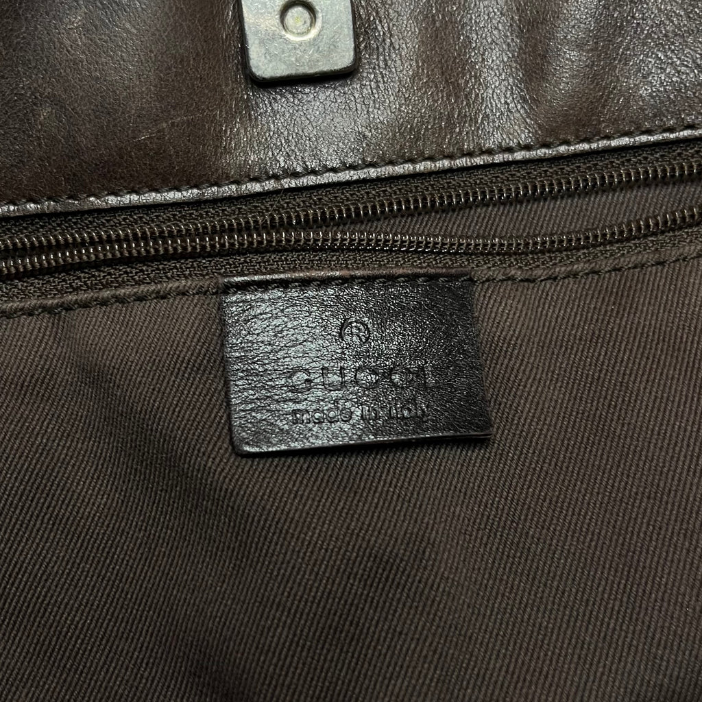 Gucci Messenger Bag GG canvas Gold Metal Hardware