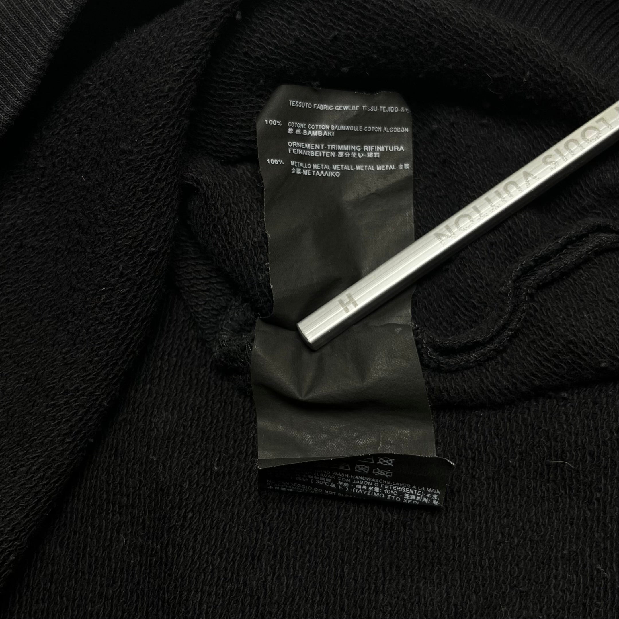 Saint Laurent Paris Black Studded Sweatshirt Hedi Slimane 2014