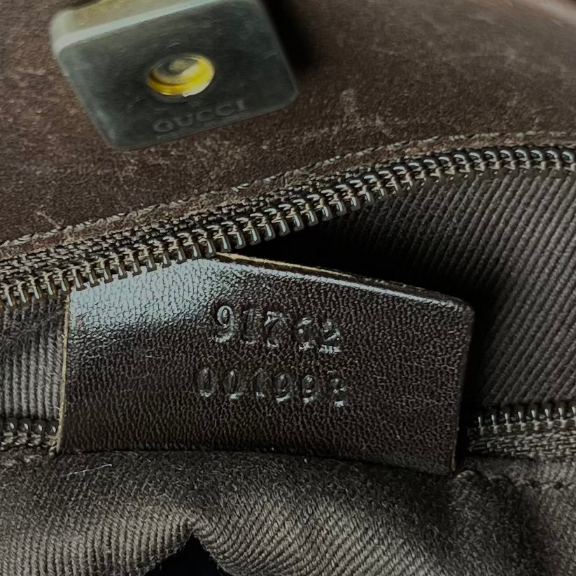 Gucci Small Messenger Bag GG canvas Gold Metal Hardware