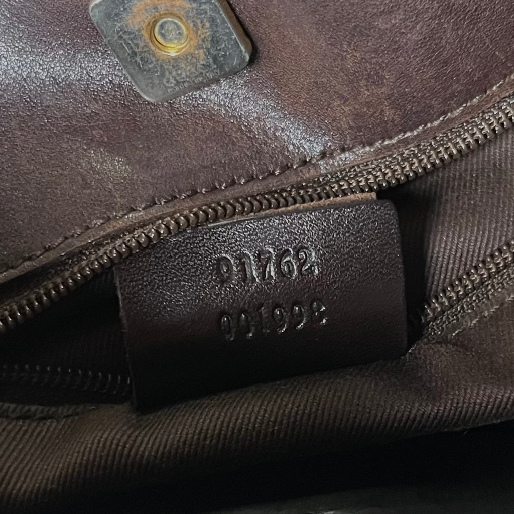 Gucci Small Messenger Bag GG canvas Gold Metal Hardware
