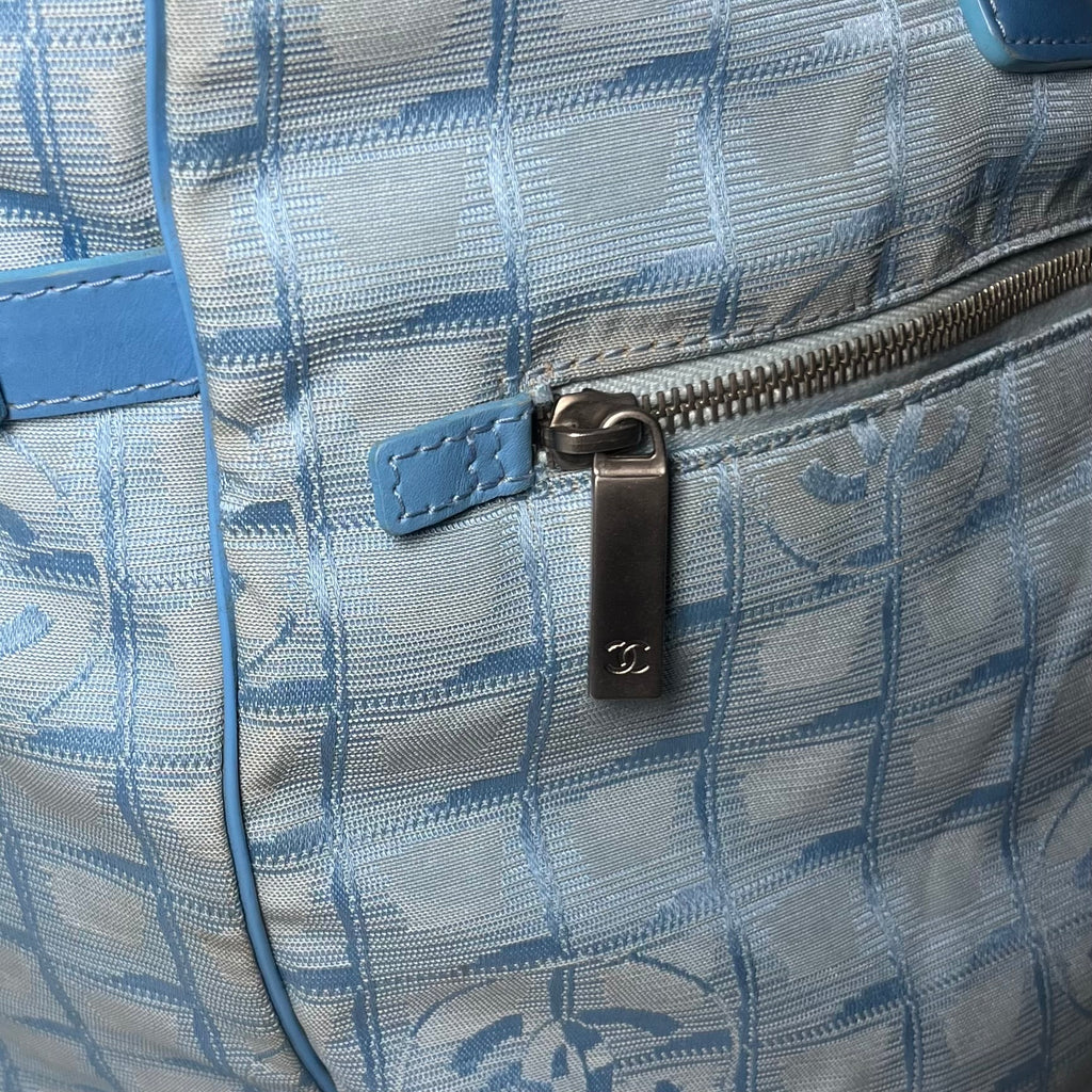 Chanel Travel Line Baby Blue Bag XL