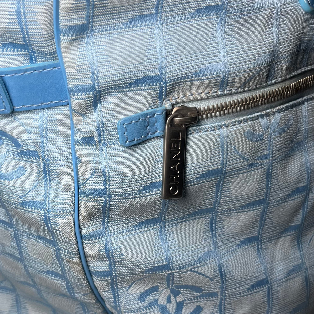 Chanel Travel Line Baby Blue Bag XL