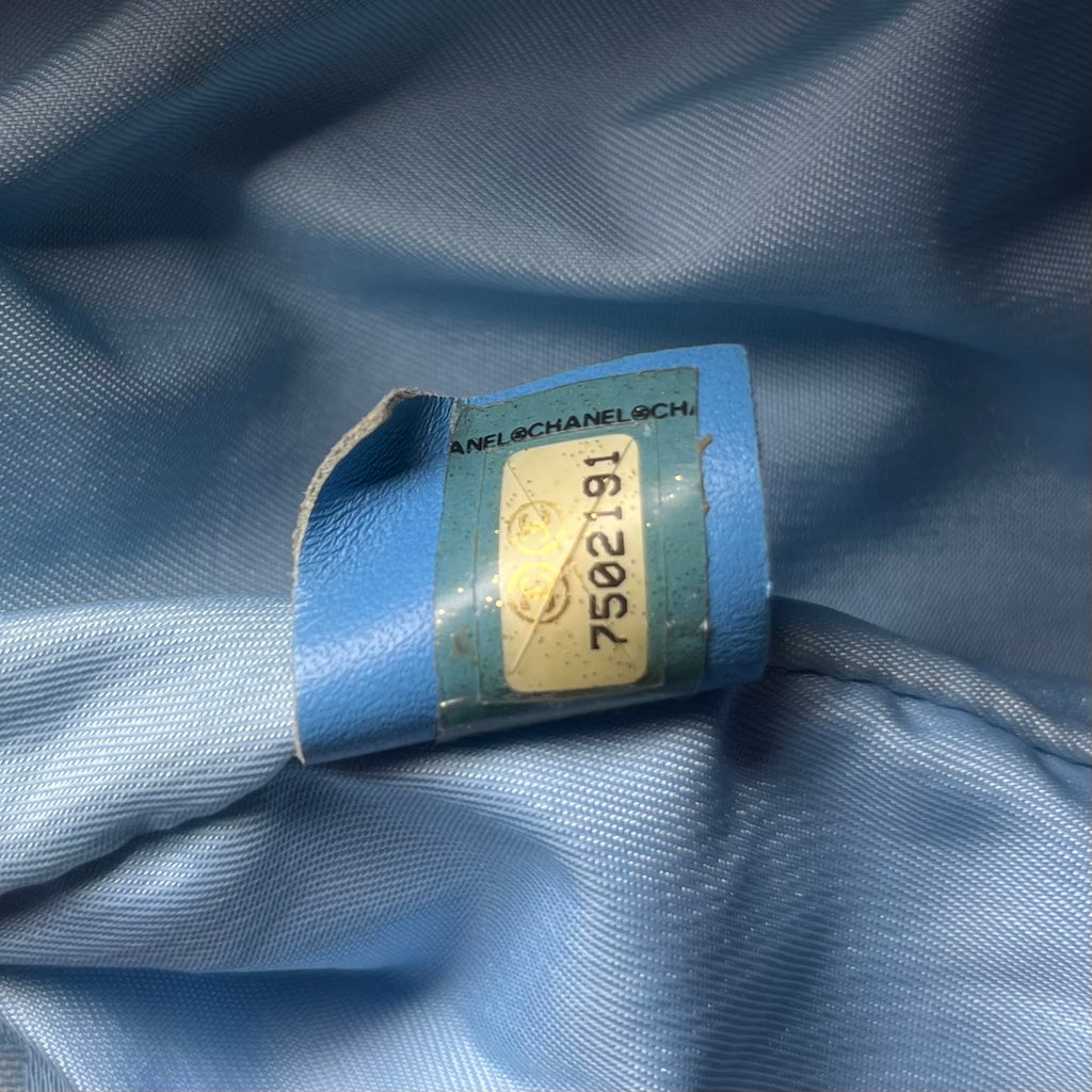 Chanel Travel Line Baby Blue Bag XL