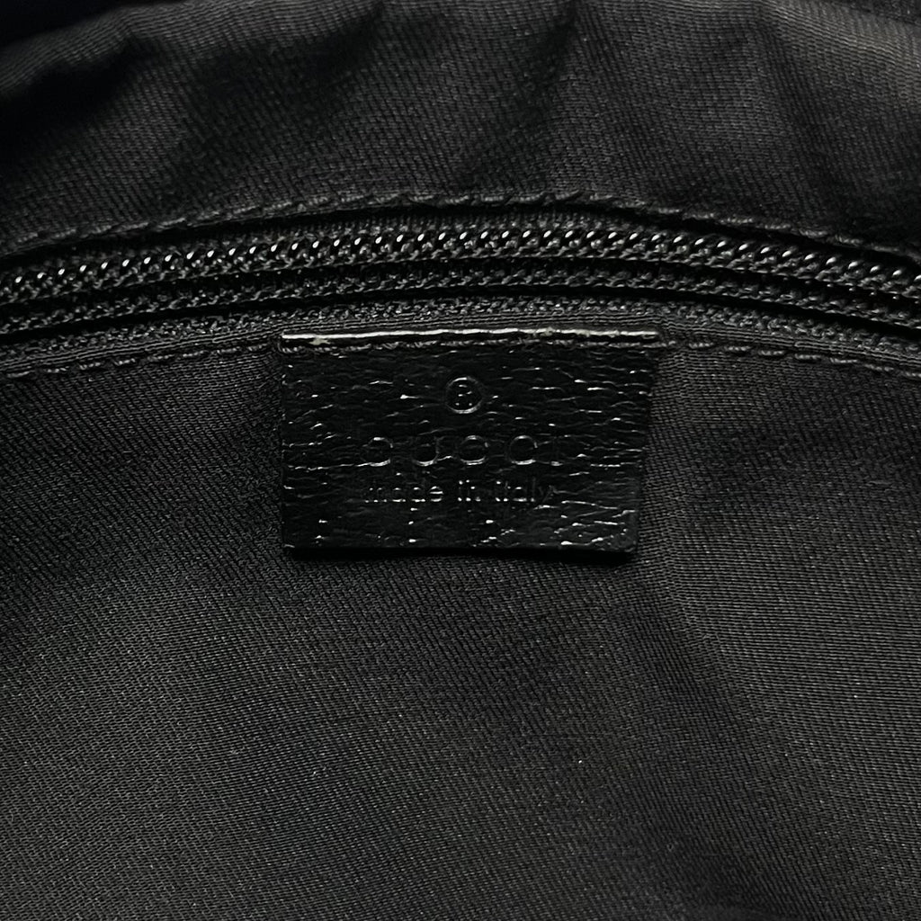 Gucci Black Canvas Shoulder Bag