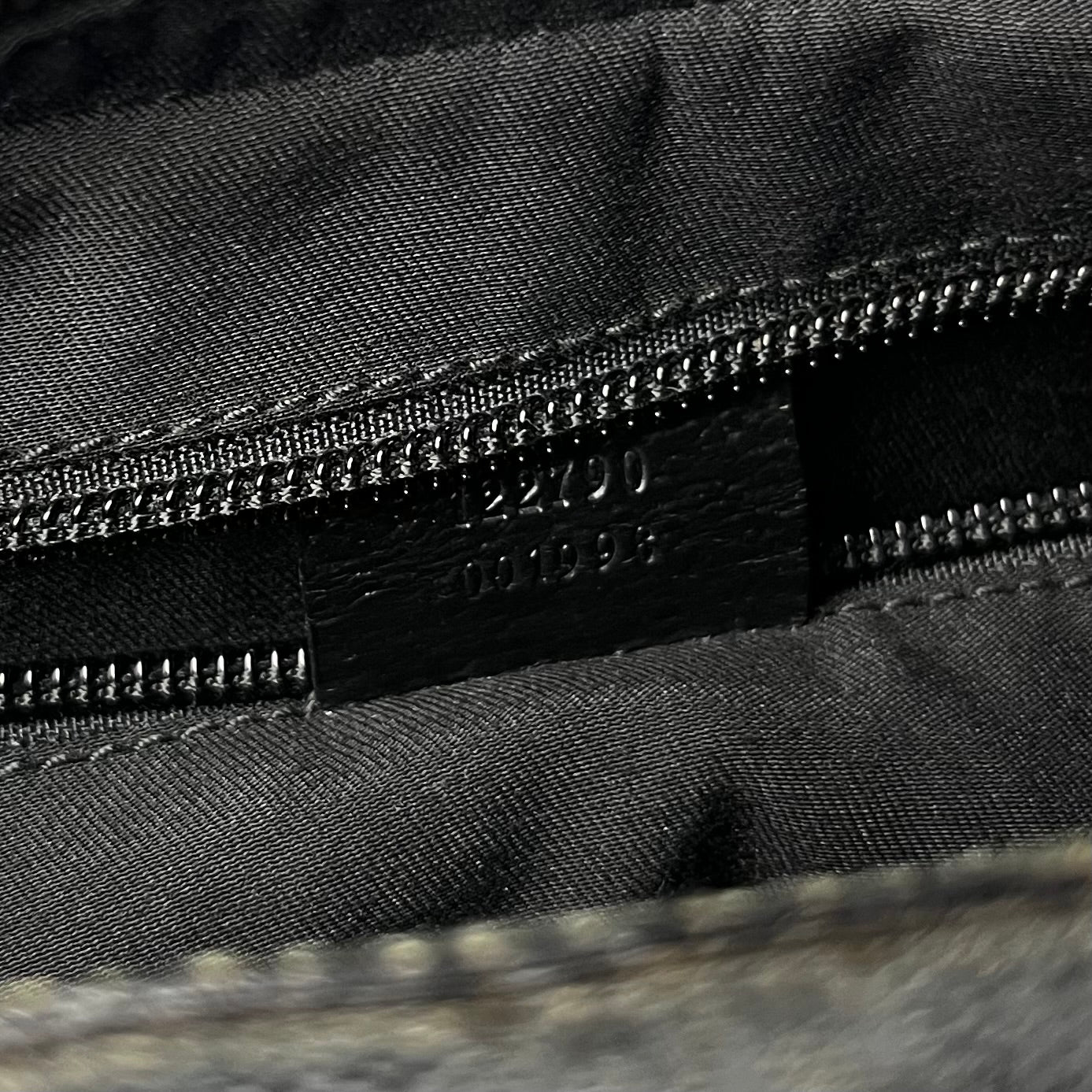 Gucci Black Canvas Shoulder Bag