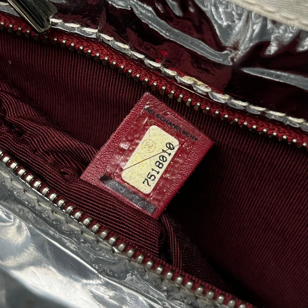 Chanel CC Chocolate Bar No.5 Shoulder Bag w. Leather Chain