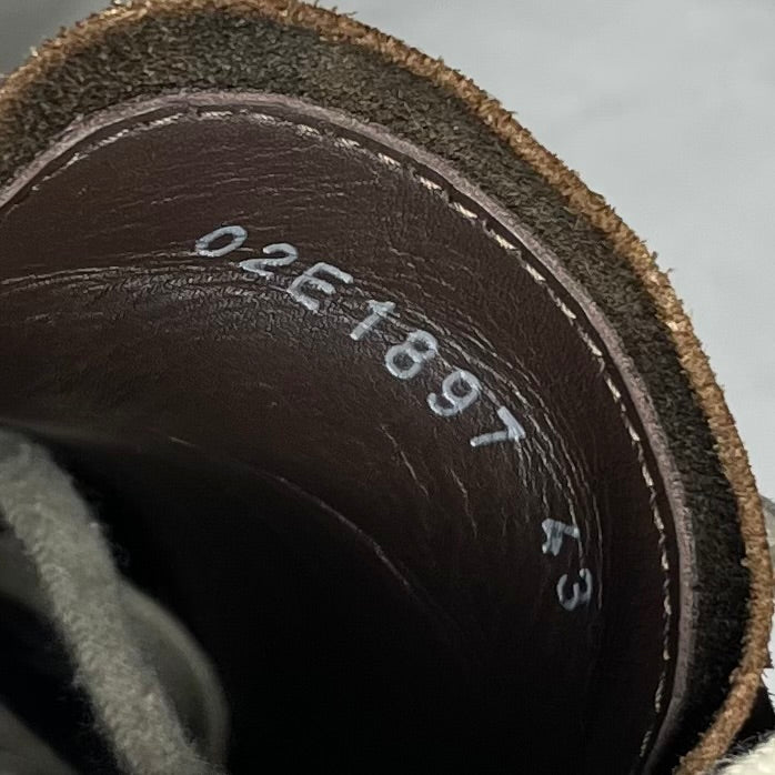 Rick Owens Brown Suede Vintage Low-Top Sneakers w. Box FW25