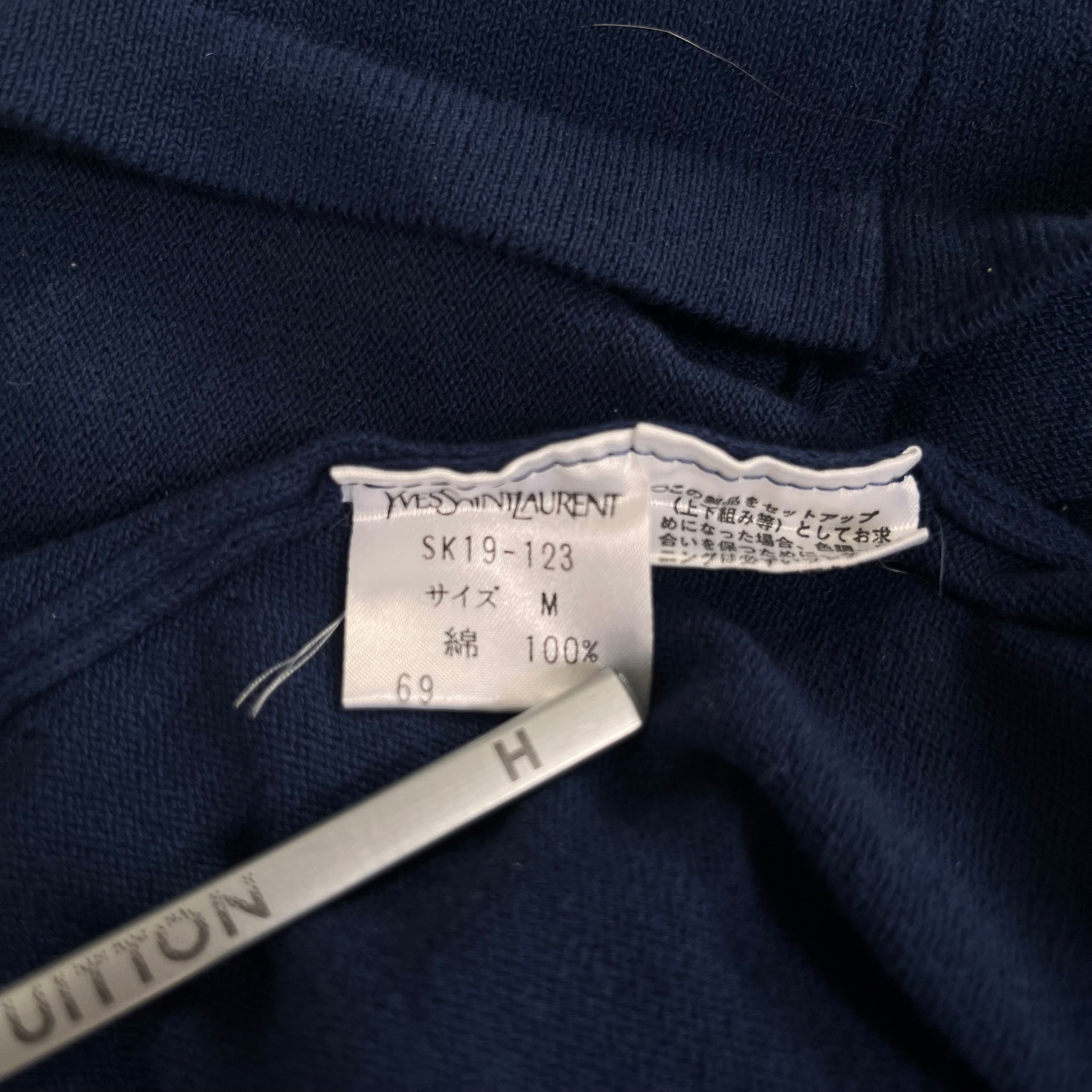 Yves Saint Laurent Knit T-Shirt Navy