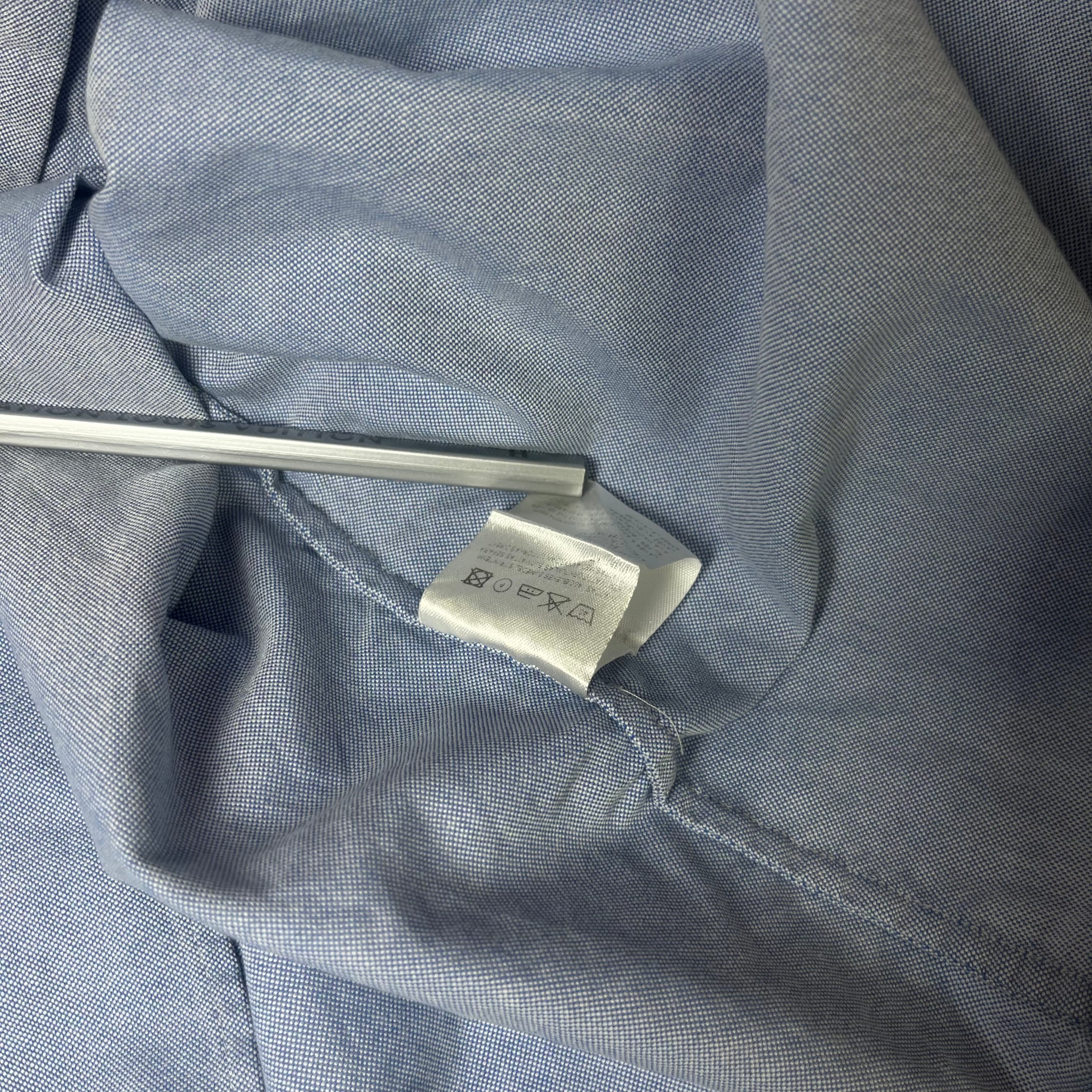 Acne Jeans Button Up Shirt Blue