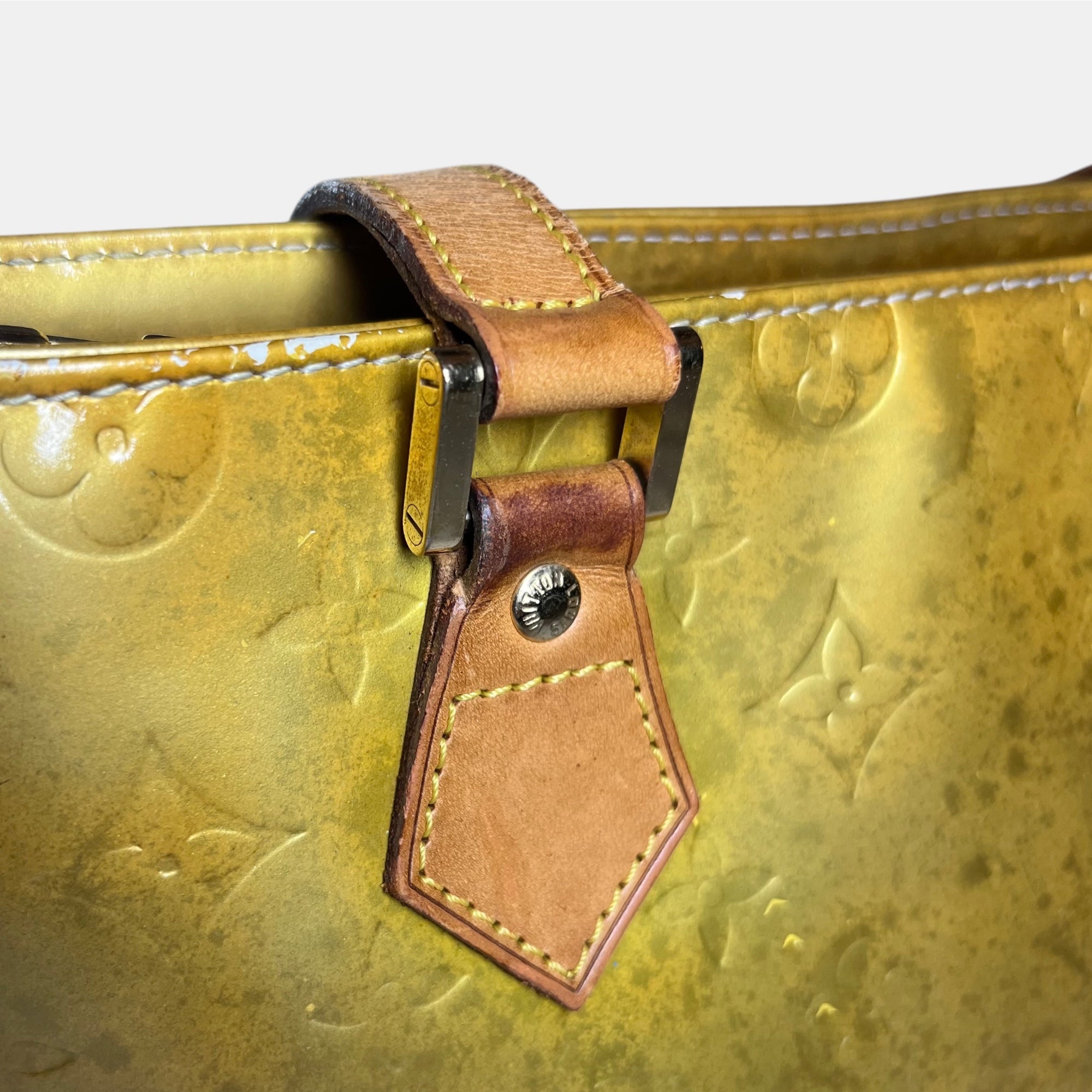 Louis Vuitton Houston Bag Vernis Gold