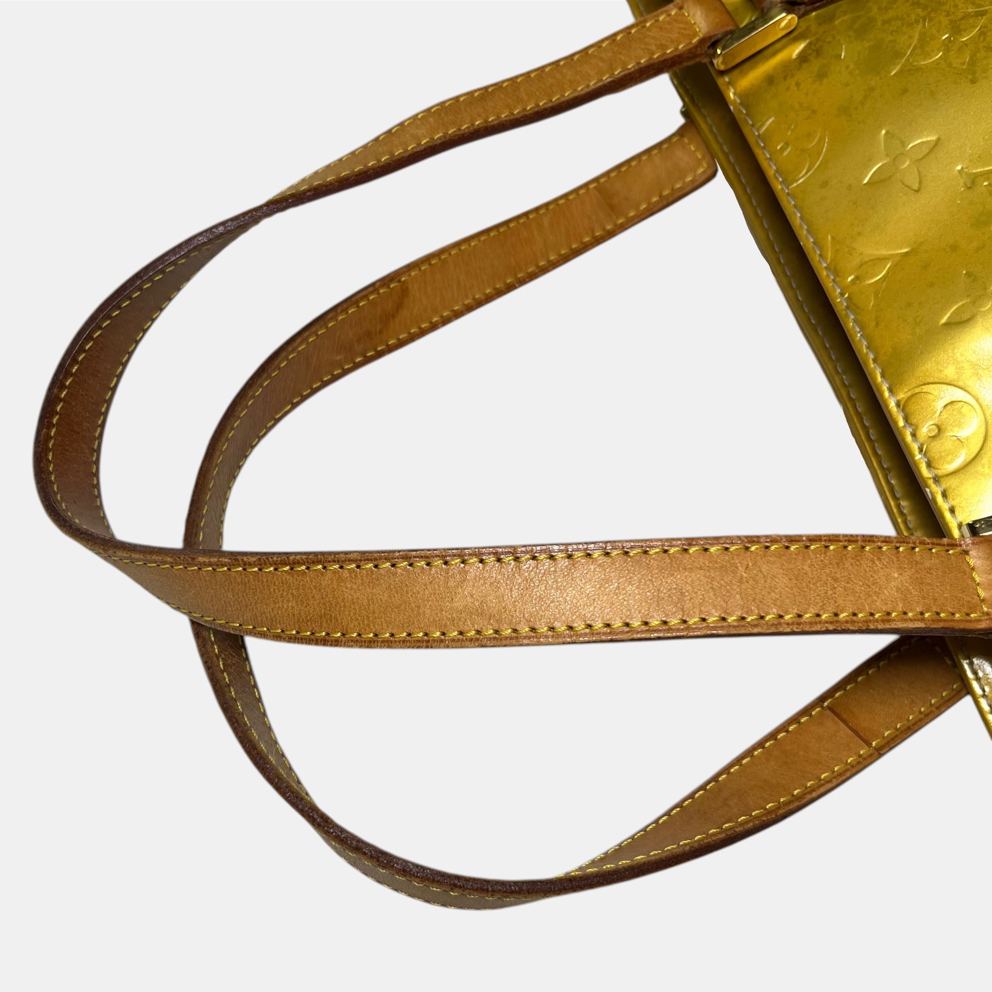 Louis Vuitton Houston Bag Vernis Gold