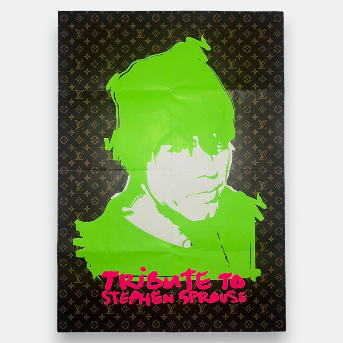 Louis Vuitton x Stephen Sprouse Tribute Poster, Not For Sale, 2009