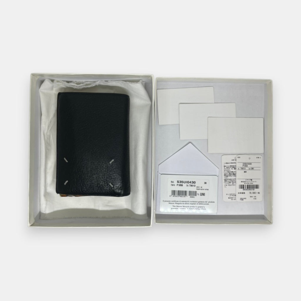 Maison Margiela Black Leather Wallet 2018 w. Box & Tags