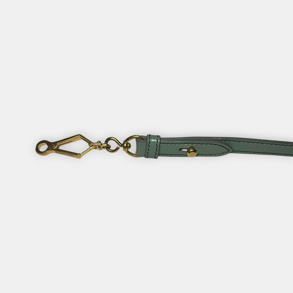 Miu Miu Green Leather Shoulder Bag Tote