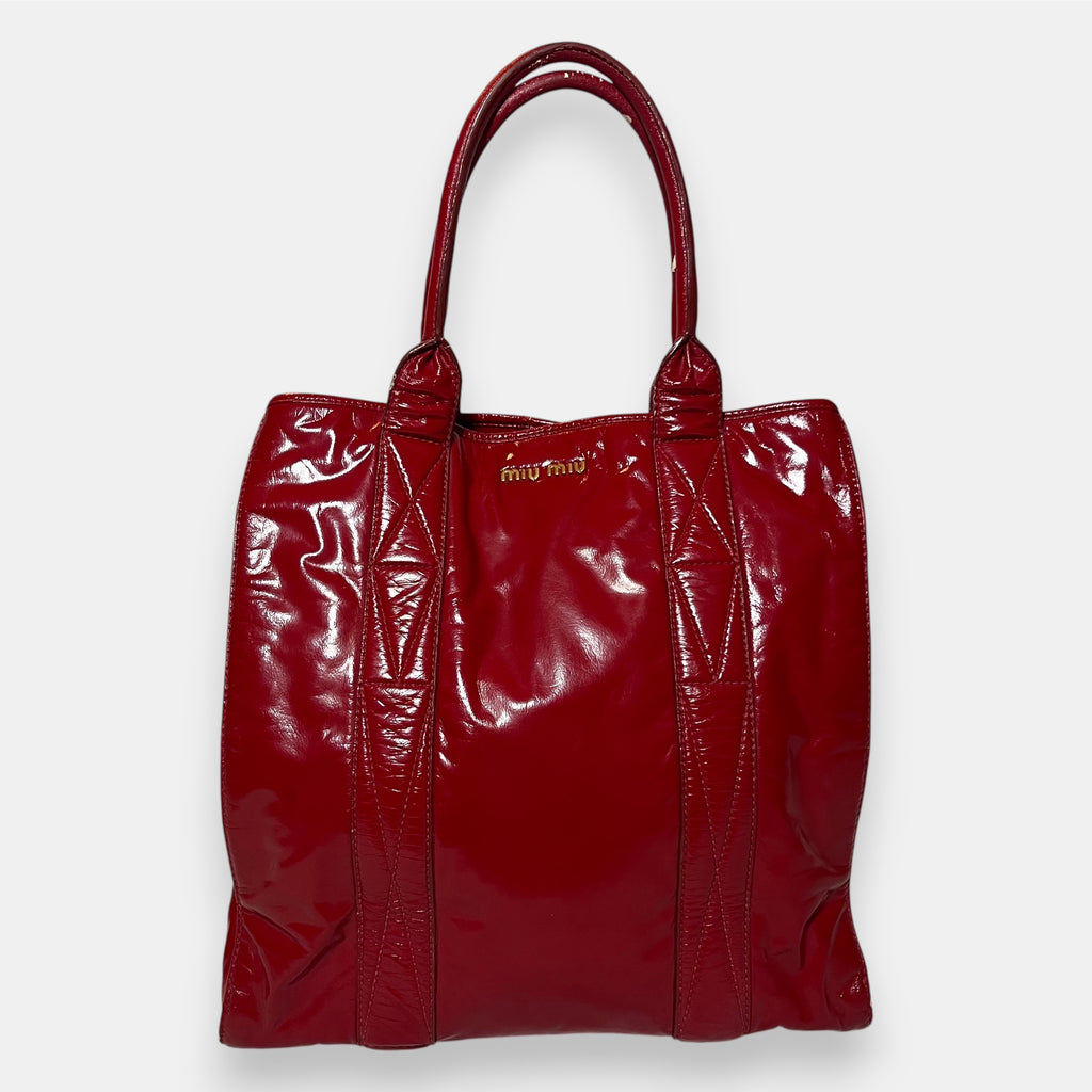 Miu Miu Rosso Red Hand Bag w. Dust Bag & Tag 2011