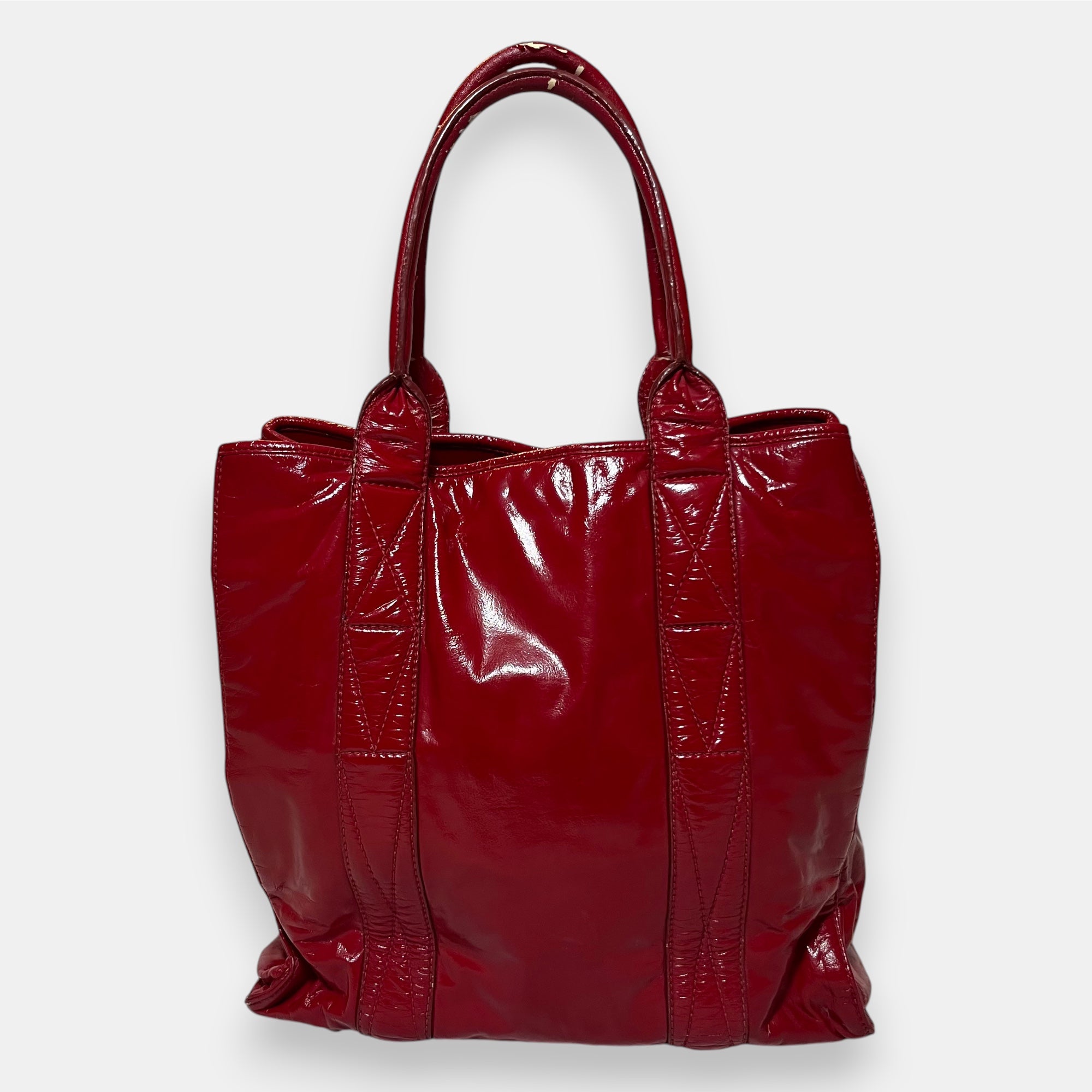 Miu Miu Rosso Red Hand Bag w. Dust Bag & Tag 2011