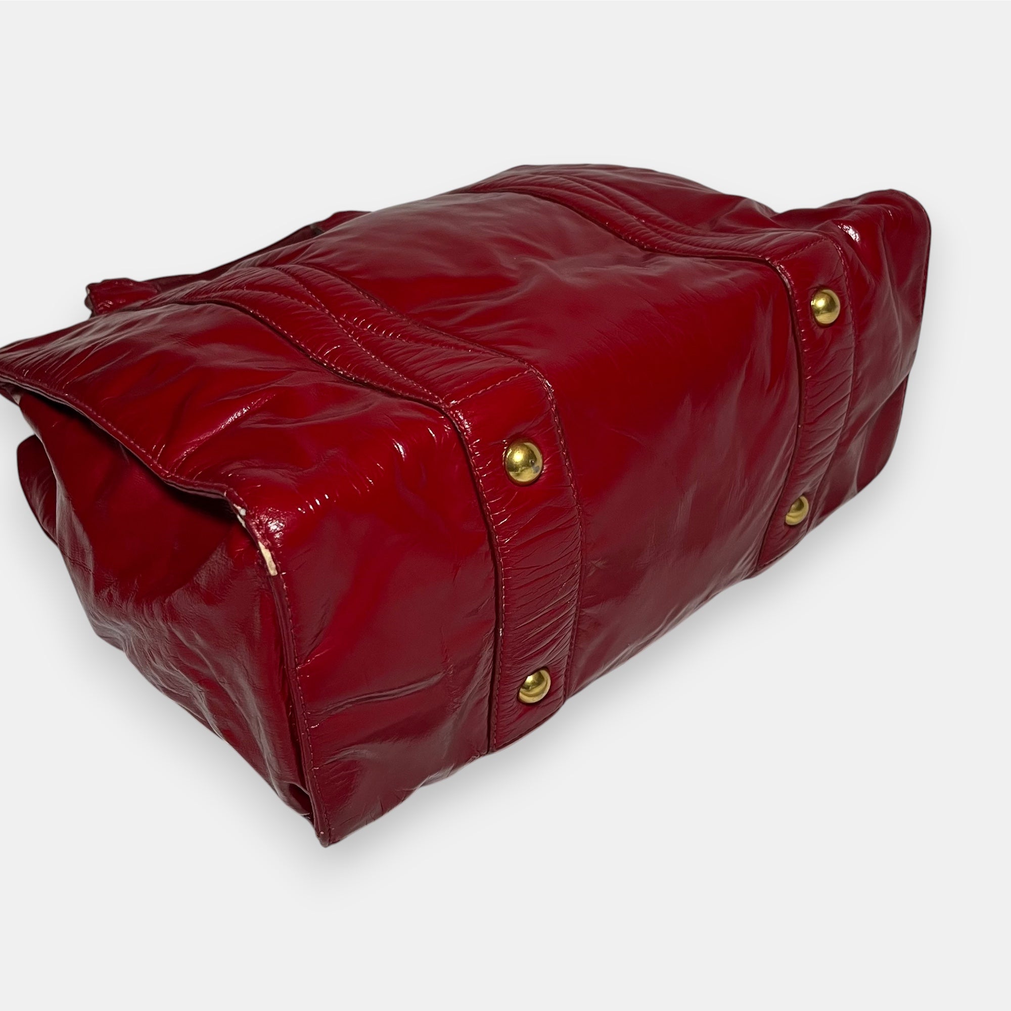 Miu Miu Rosso Red Hand Bag w. Dust Bag & Tag 2011