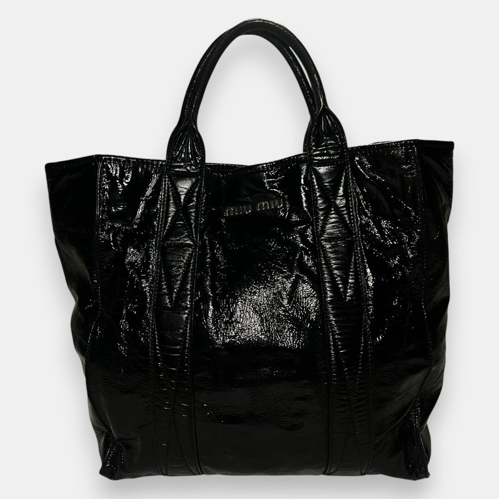 Miu Miu Black Hand Bag w. Original Tag