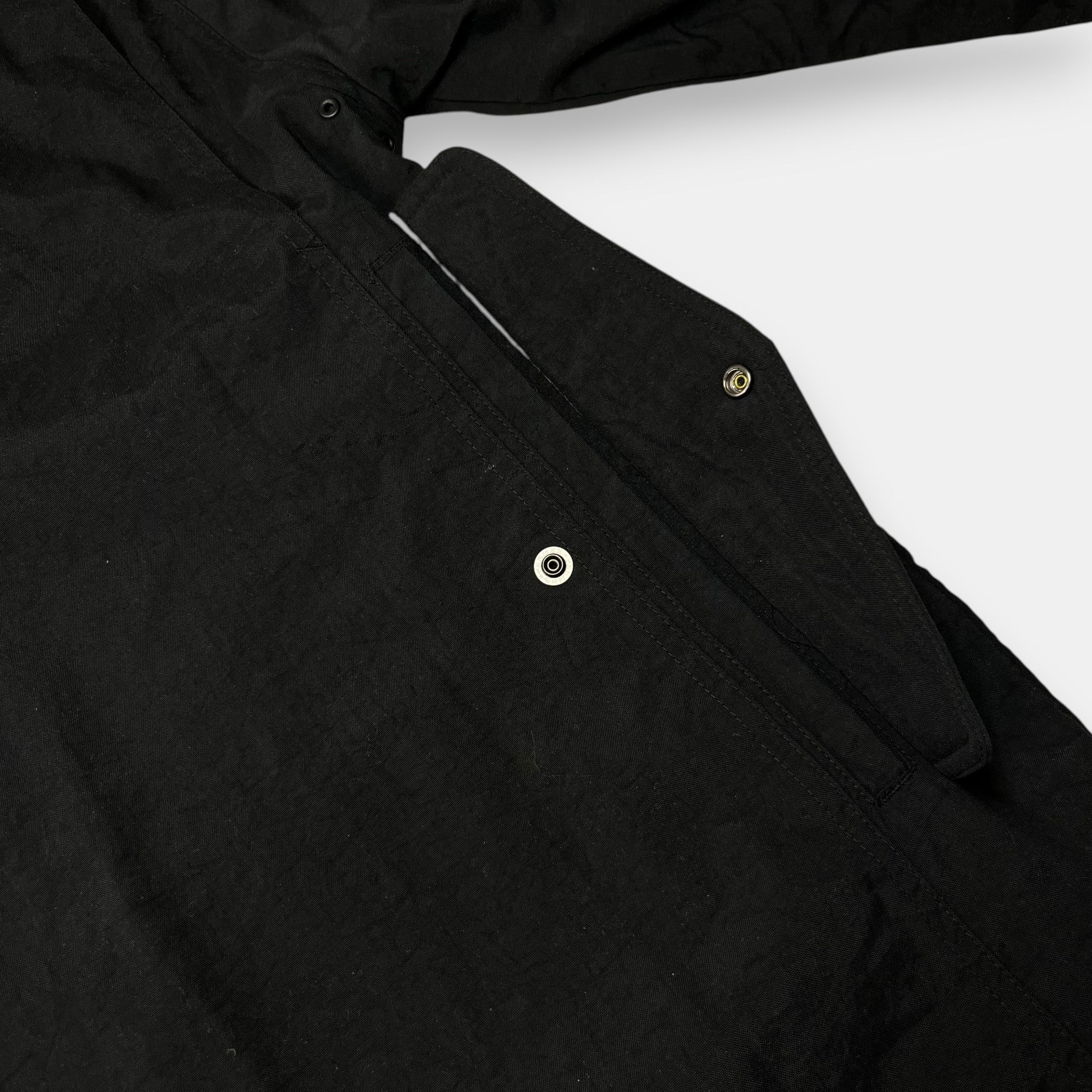 OriginalFake Black Jacket with Corduroy Collar