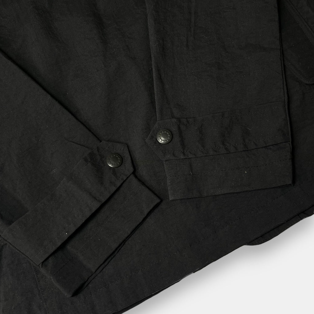 OriginalFake Black Jacket with Corduroy Collar