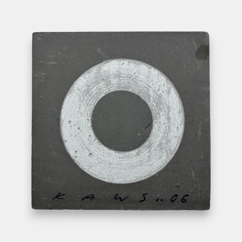 OriginalFake Store Tile from 2006 with Original Box, Signed by KAWS