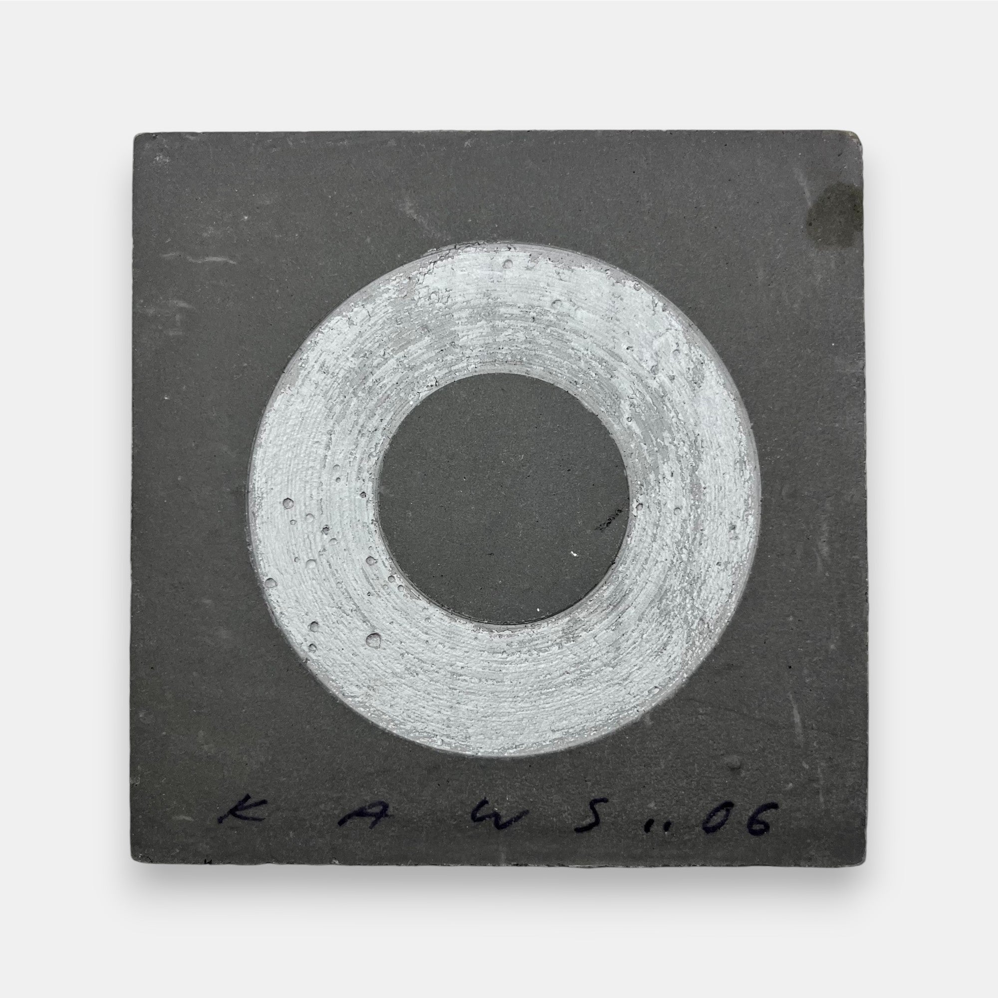 OriginalFake Store Tile from 2006 with Original Box, Signed by KAWS